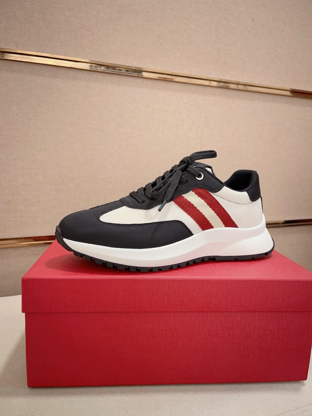Bally Demmy Men's Mixed Material Fashion Sneakers - Lightweight & Comfortable 1 Bally Demmy Men's Mixed Material Fashion Sneakers - Lightweight & Comfortable
