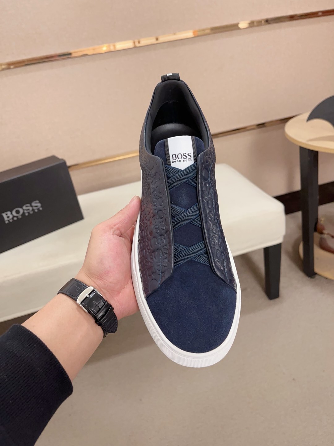 Precio de fábrica: 251 [BOSS] últimos zapatos casuales de los hombres, la bienvenida 1:1 comparación
