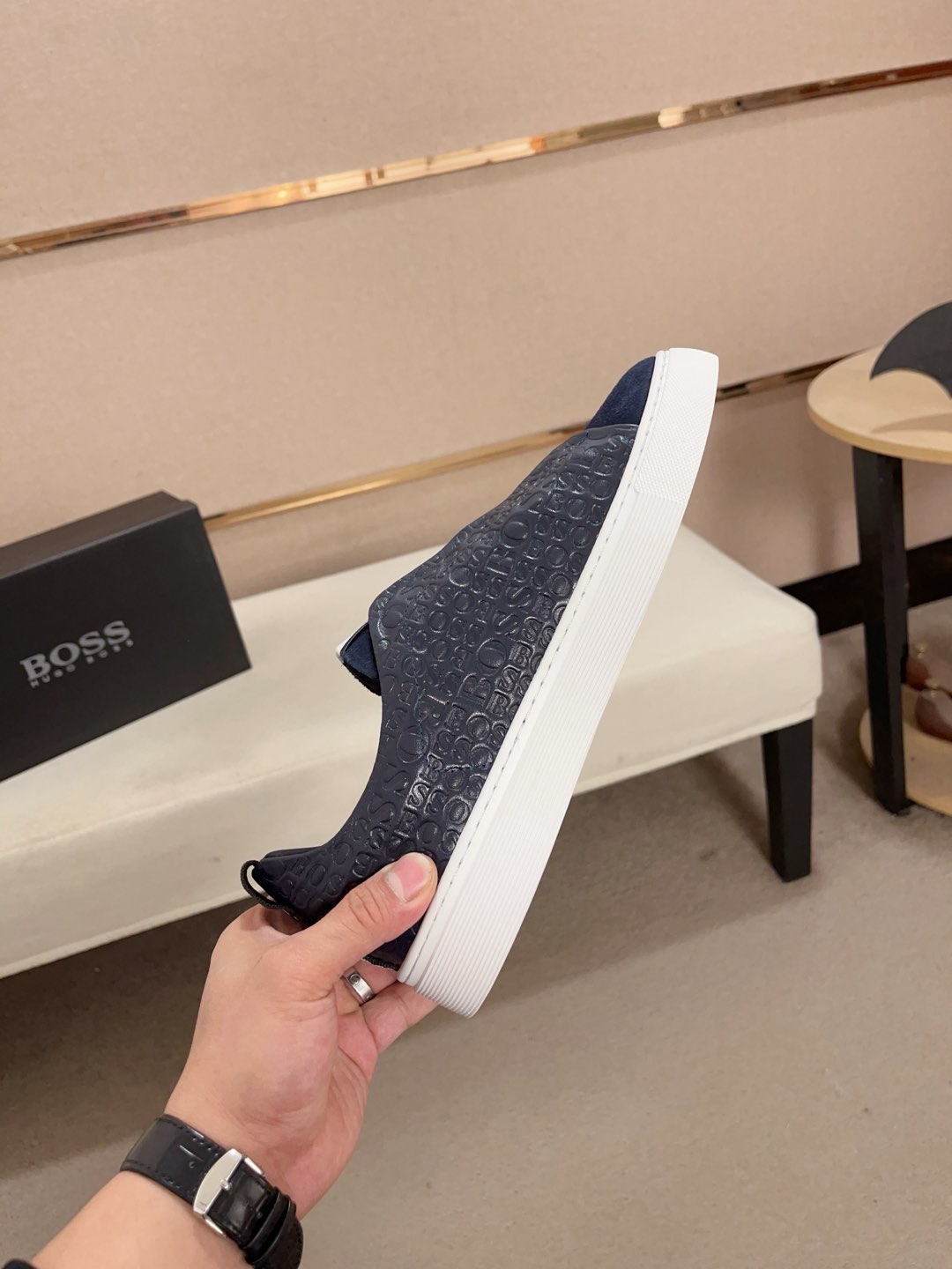 Precio de fábrica: 251 [BOSS] últimos zapatos casuales de los hombres, la bienvenida 1:1 comparación