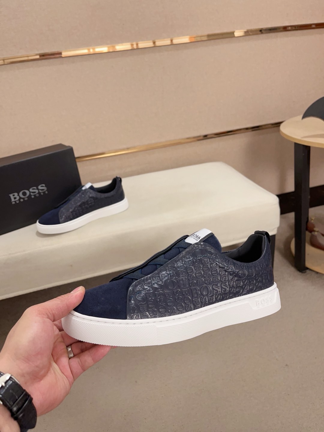 Precio de fábrica: 251 [BOSS] últimos zapatos casuales de los hombres, la bienvenida 1:1 comparación