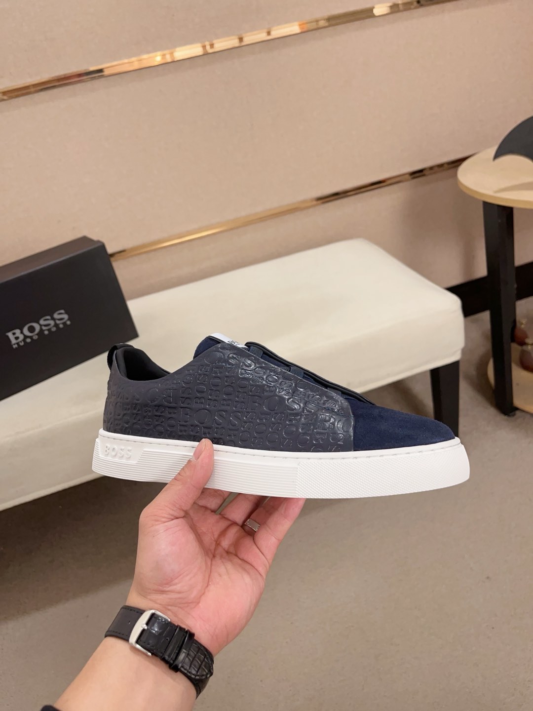Precio de fábrica: 251 [BOSS] últimos zapatos casuales de los hombres, la bienvenida 1:1 comparación