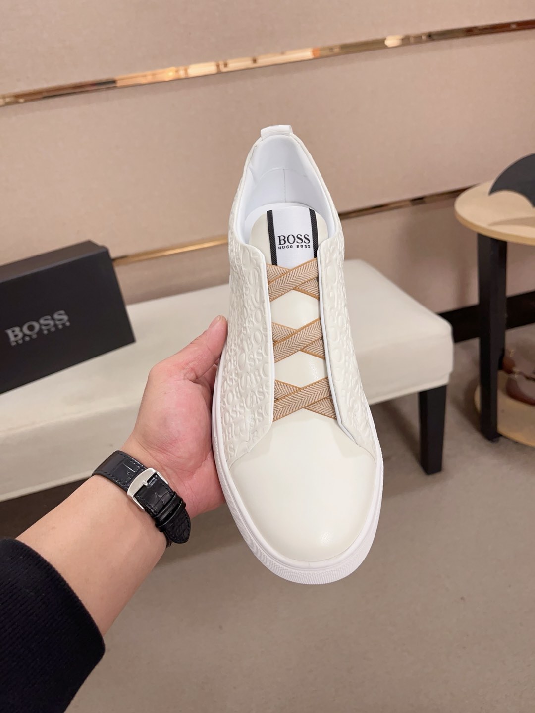Precio de fábrica: 251 [BOSS] últimos zapatos casuales de los hombres, la bienvenida 1:1 comparación