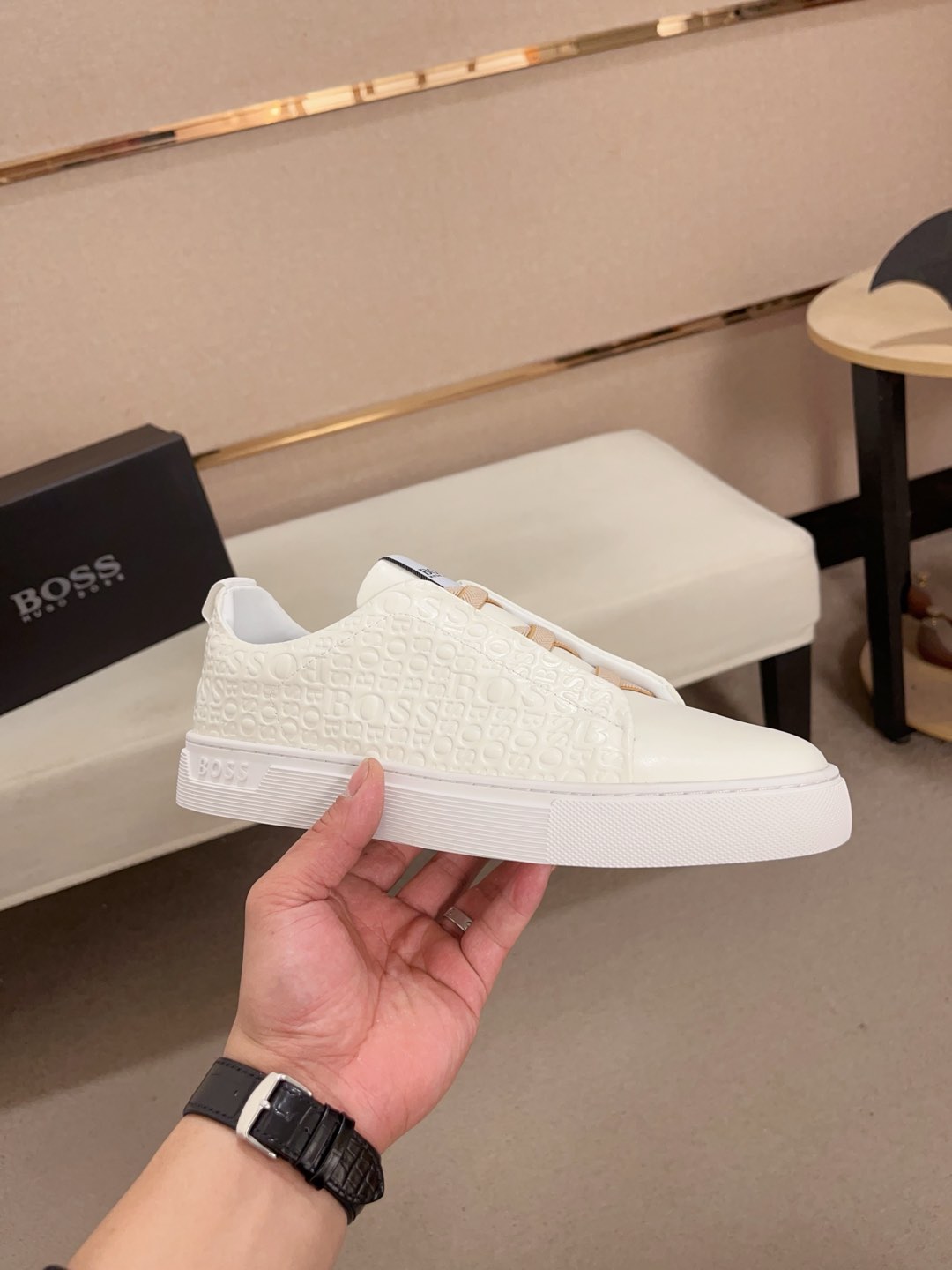 Precio de fábrica: 251 [BOSS] últimos zapatos casuales de los hombres, la bienvenida 1:1 comparación
