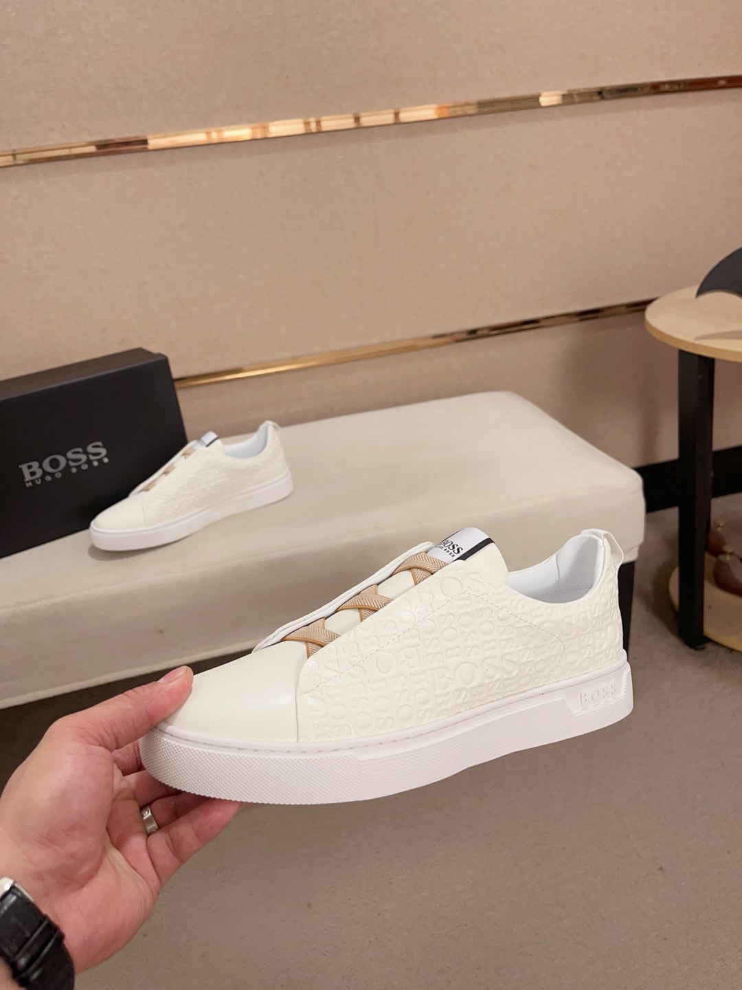 Precio de fábrica: 251 [BOSS] últimos zapatos casuales de los hombres, la bienvenida 1:1 comparación