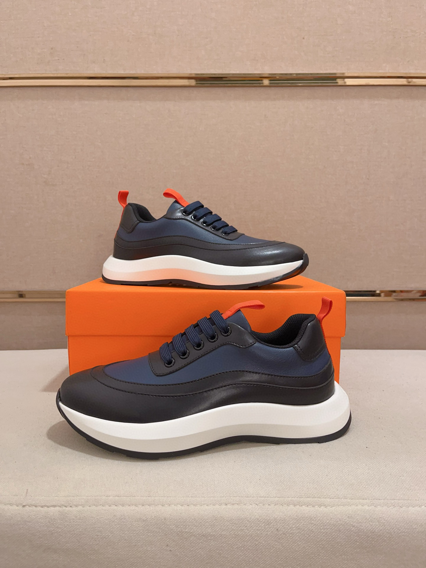 Hermes Men's Classic Sneakers - Italian Leather, Comfortable Original Sole 8 i1739781349484 7035 0 6