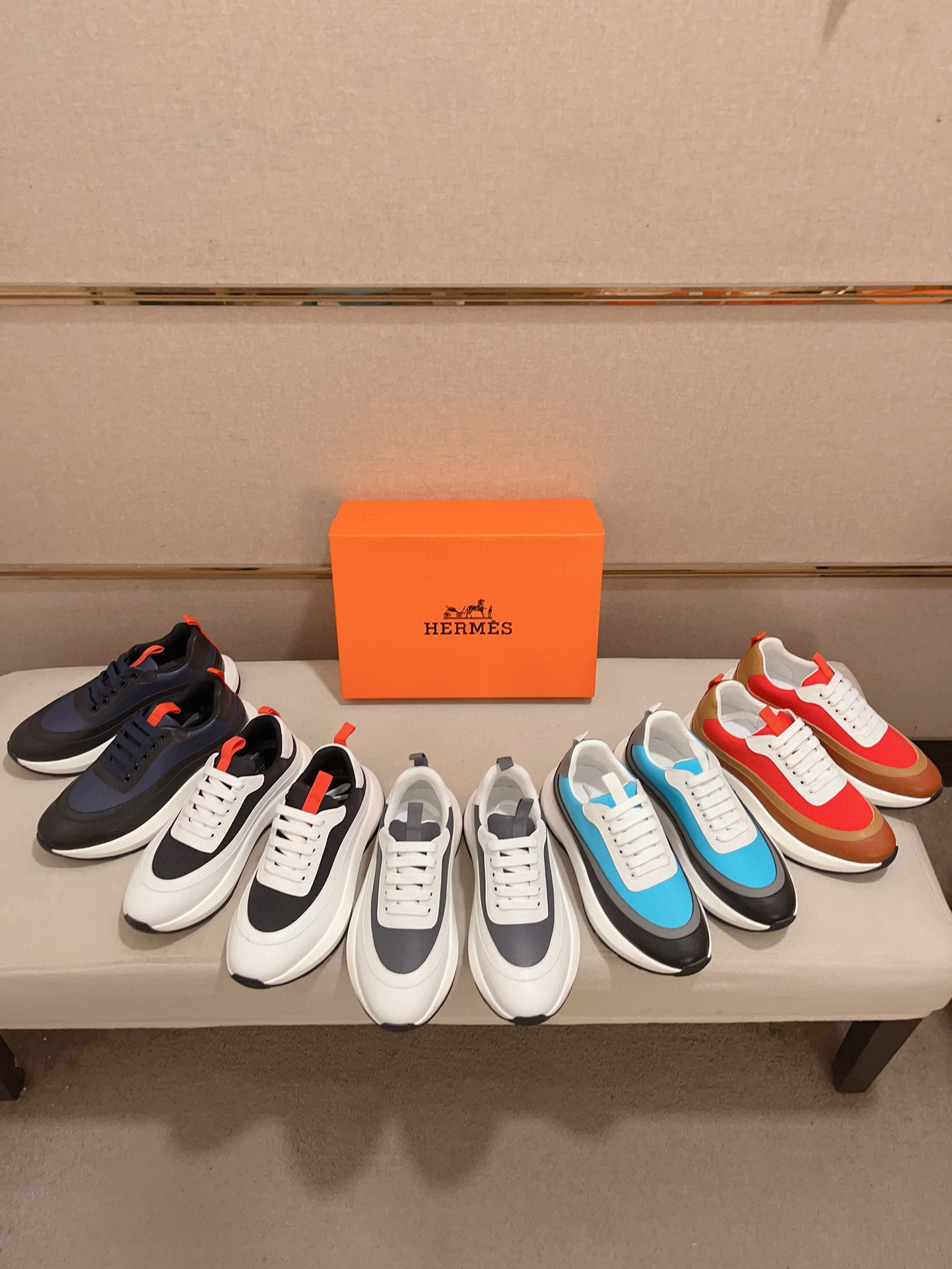 Hermes Men's Classic Sneakers - Italian Leather, Comfortable Original Sole 11 i1739781349486 2014 0 9