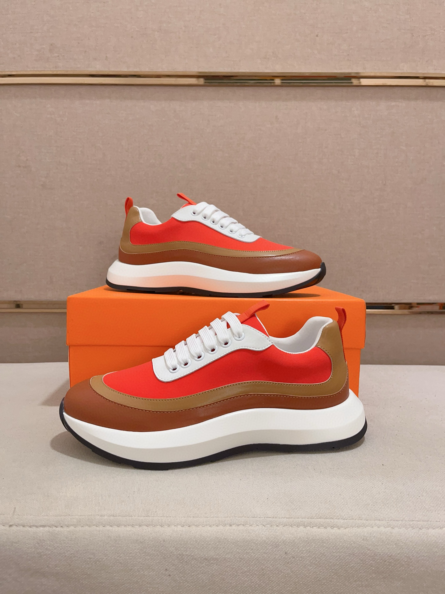 Hermes Men's Classic Sneakers - Italian Leather, Comfortable Fit, Sizes 38-44 8 i1739781405646 8606 0 6