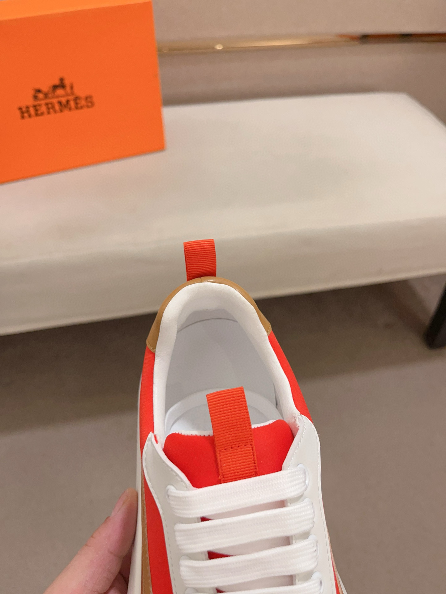 Hermes Men's Classic Sneakers - Italian Leather, Comfortable Fit, Sizes 38-44 7 i1739781405647 8788 0 5
