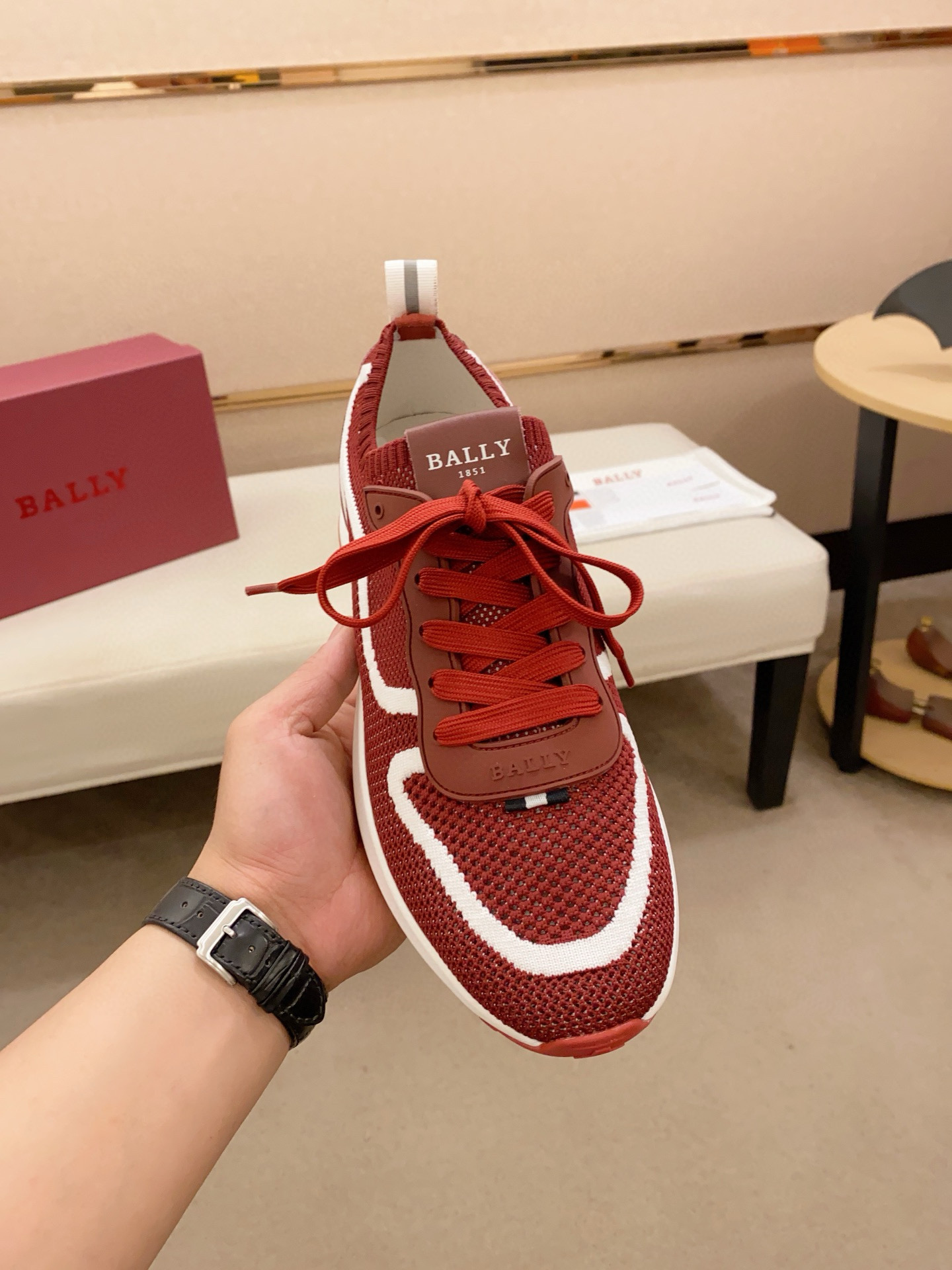 Bally Men's Fly-Knit Sneakers - Imported Fabric, Comfortable & Stylish 3 i1741014413785 3786 0 1