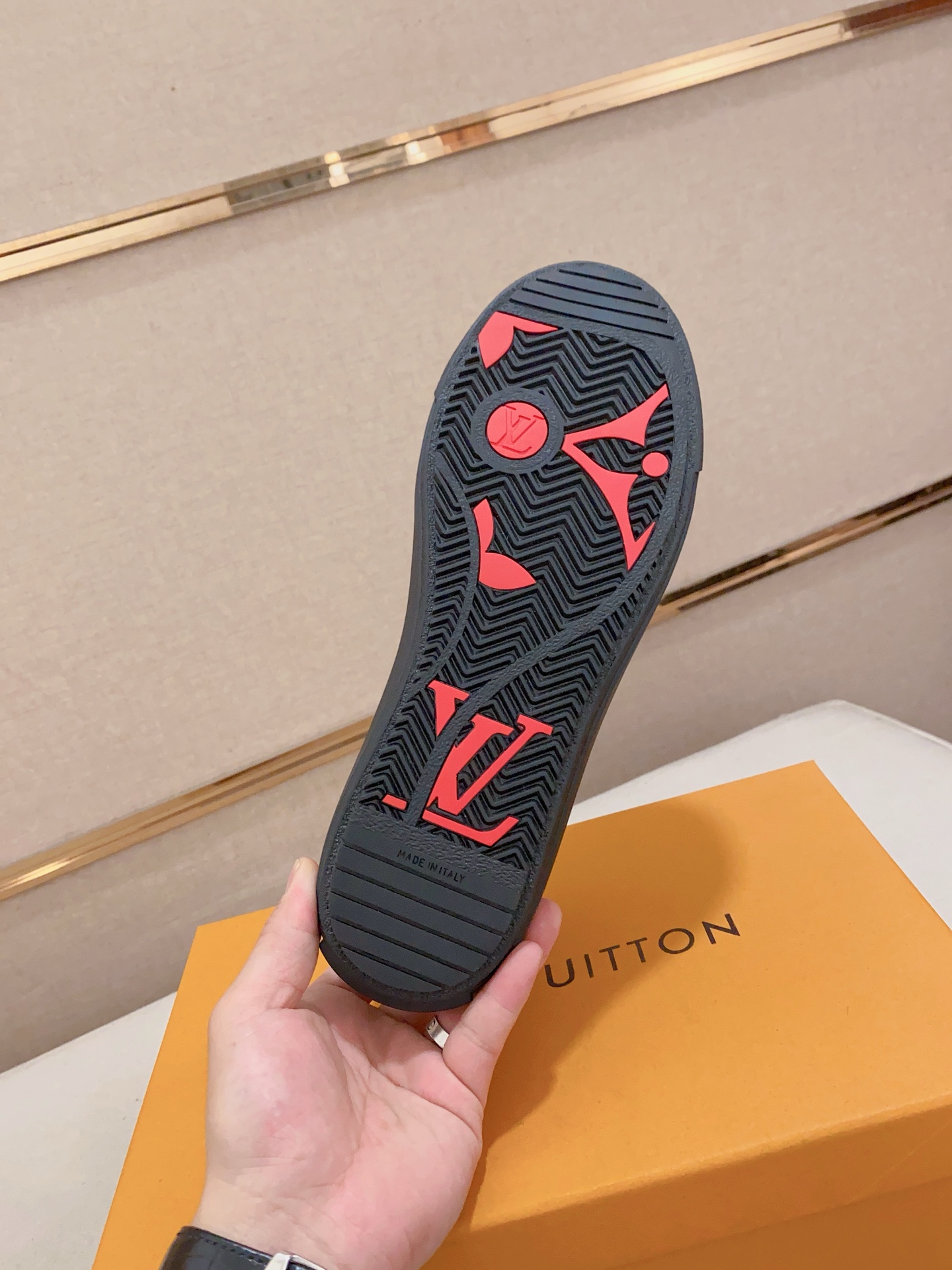 Louis Vuitton Men's Blue Monogrammed Leather Low-Top Sneakers, Size 38-44 10 i1741933897823 4819 0 8