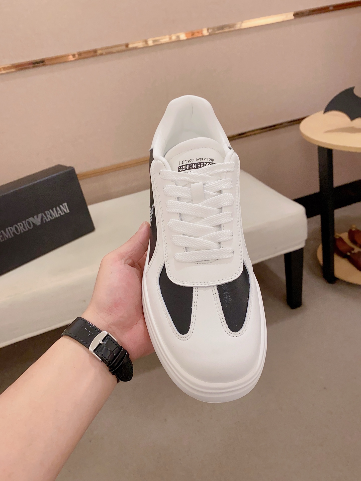 Armani Men's Leather Sneakers - Stylish Comfort, Sizes 38-44 Available 3 i1741934451762 7665 0 1