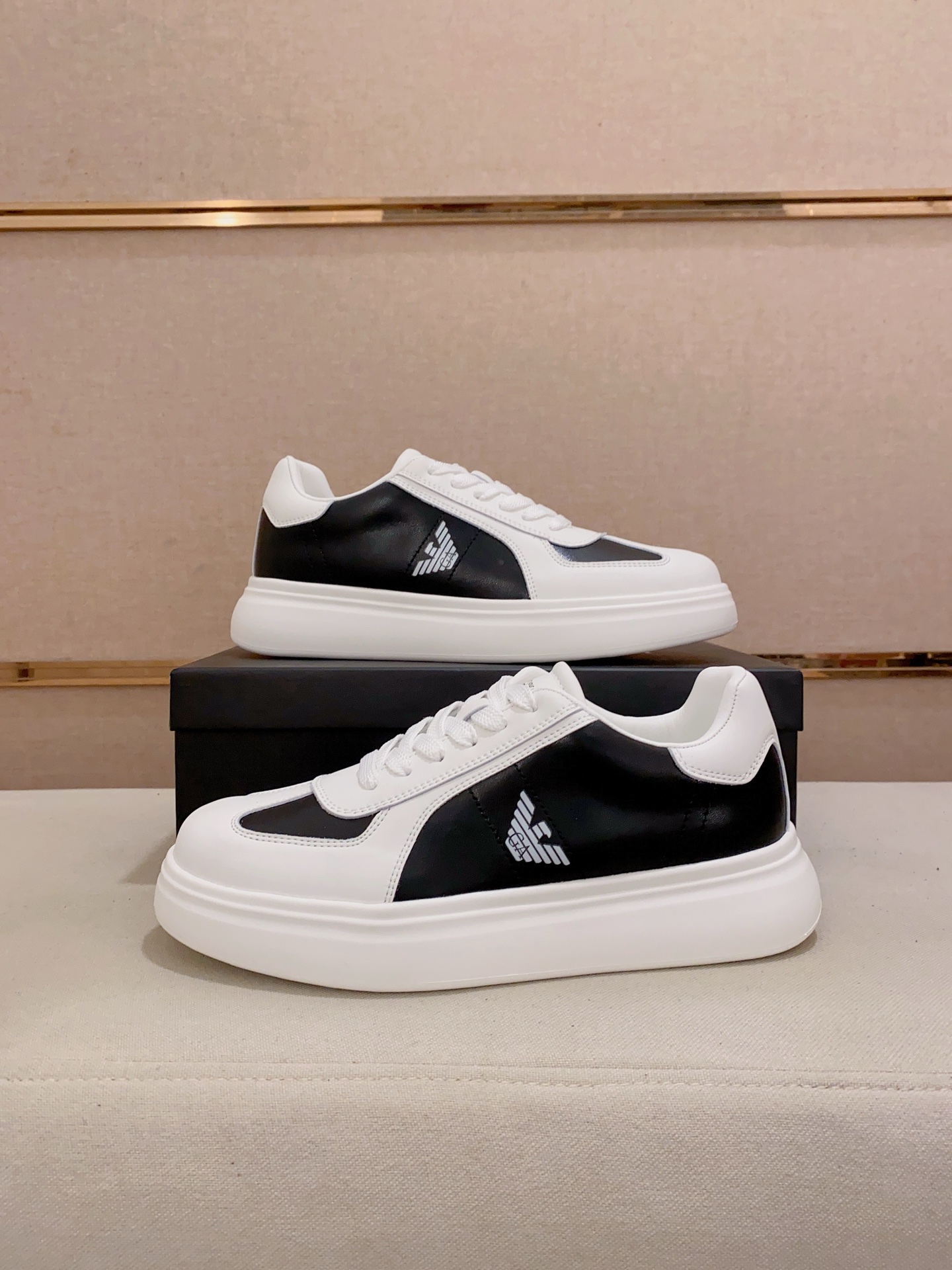 Armani Men's Leather Sneakers - Stylish Comfort, Sizes 38-44 Available 8 i1741934451797 7388 0 6