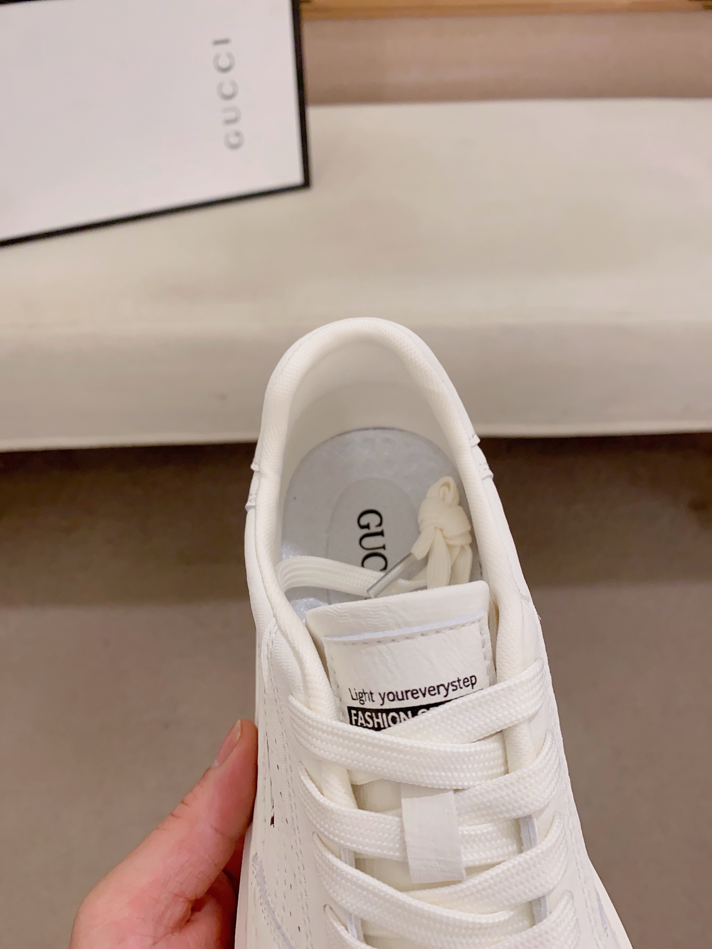 Gucci Men's Leather Low-Top Sneakers - Italian Craftsmanship, Size 38-44 7 i1741935038040 1829 0 5