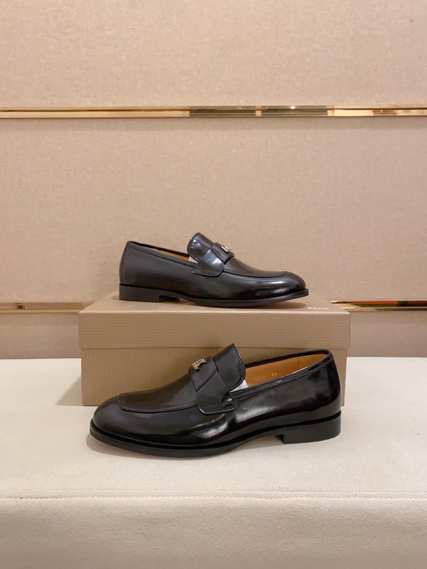 Christian Louboutin Men's Black Leather Loafers, Sizes 39-44 Available 8 i1741936217139 3957 0 6