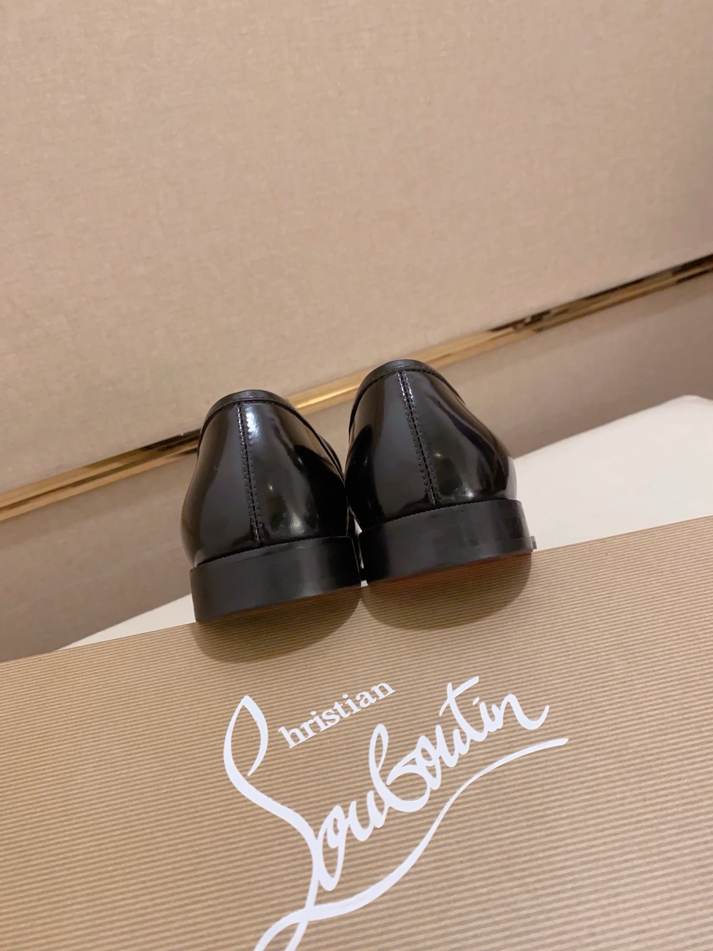 Christian Louboutin Men's Black Leather Loafers, Sizes 39-44 Available 9 i1741936217139 6088 0 7
