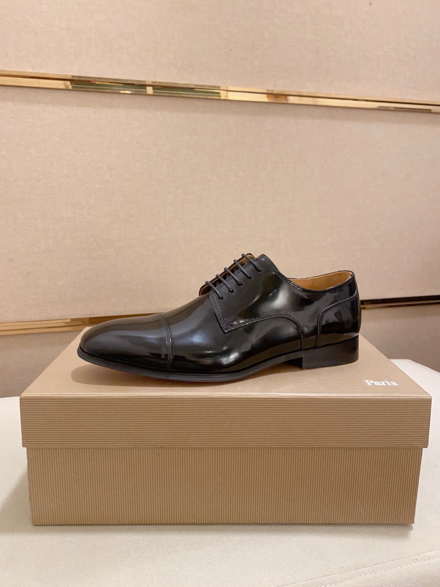 Christian Louboutin Men's Black Leather Dress Shoes - Size 39-44