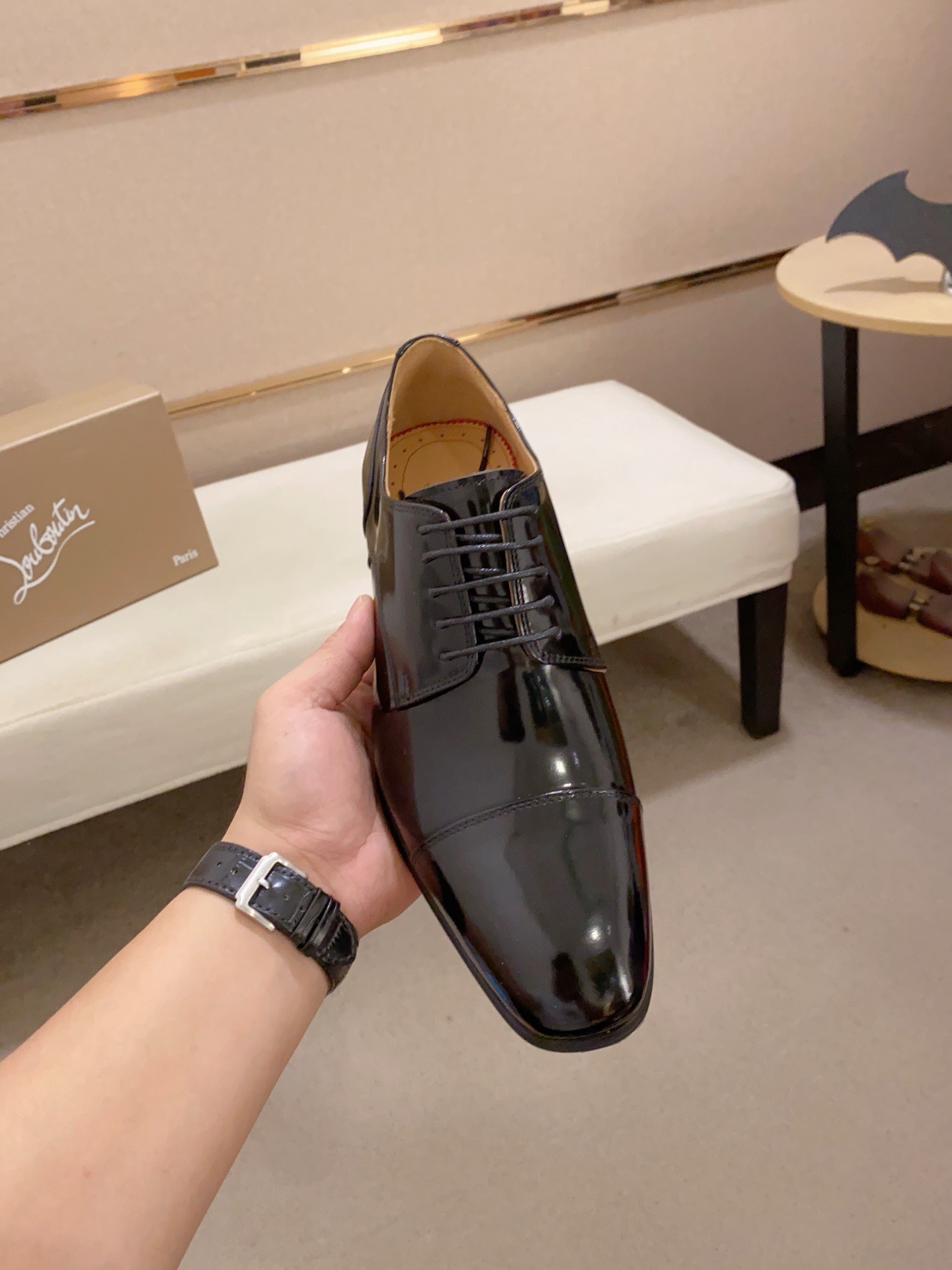 Christian Louboutin Men's Black Leather Dress Shoes - Size 39-44 3 i1741936282186 8631 0 1