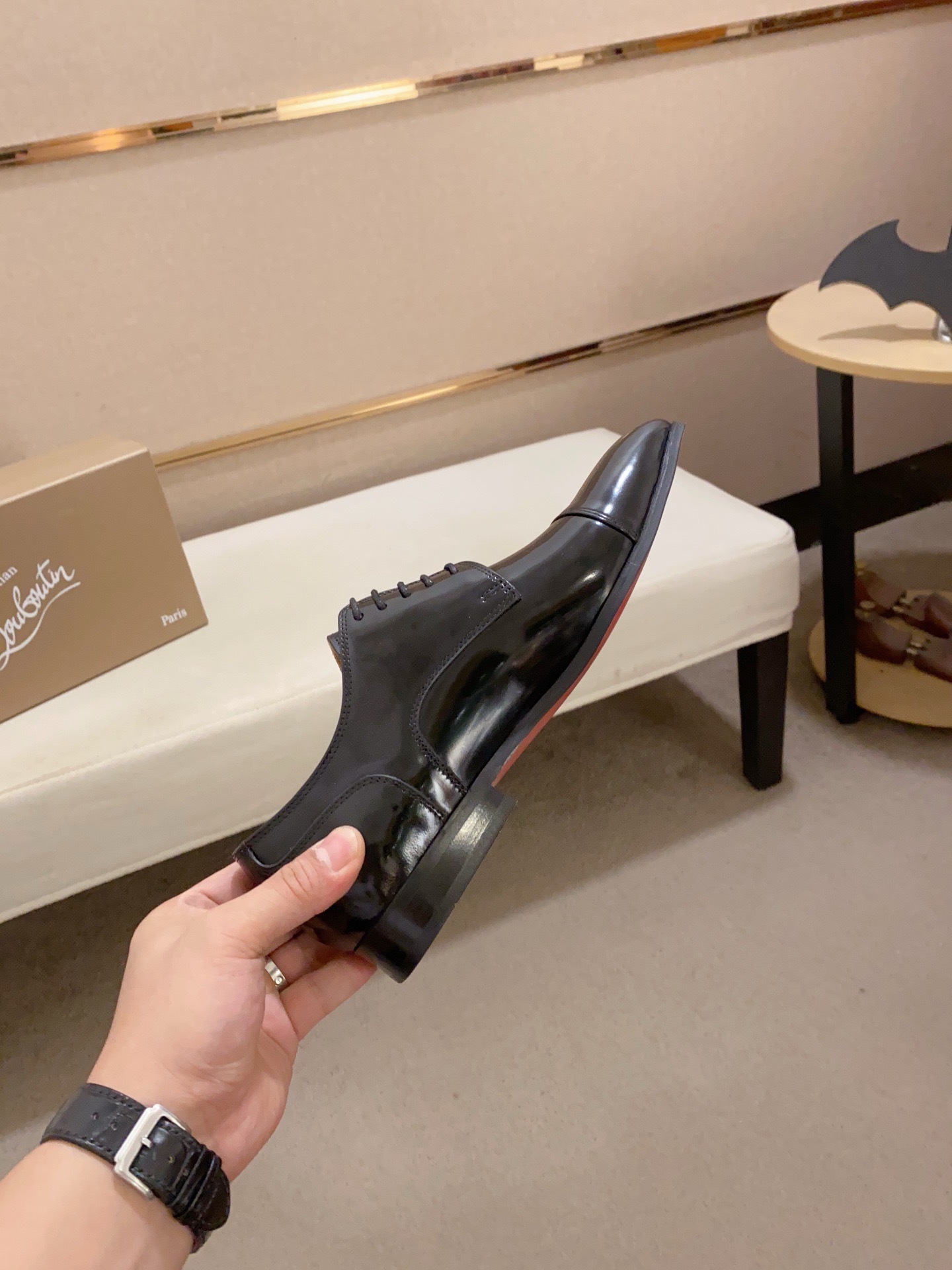 Christian Louboutin Men's Black Leather Dress Shoes - Size 39-44 6 i1741936282188 5570 0 4