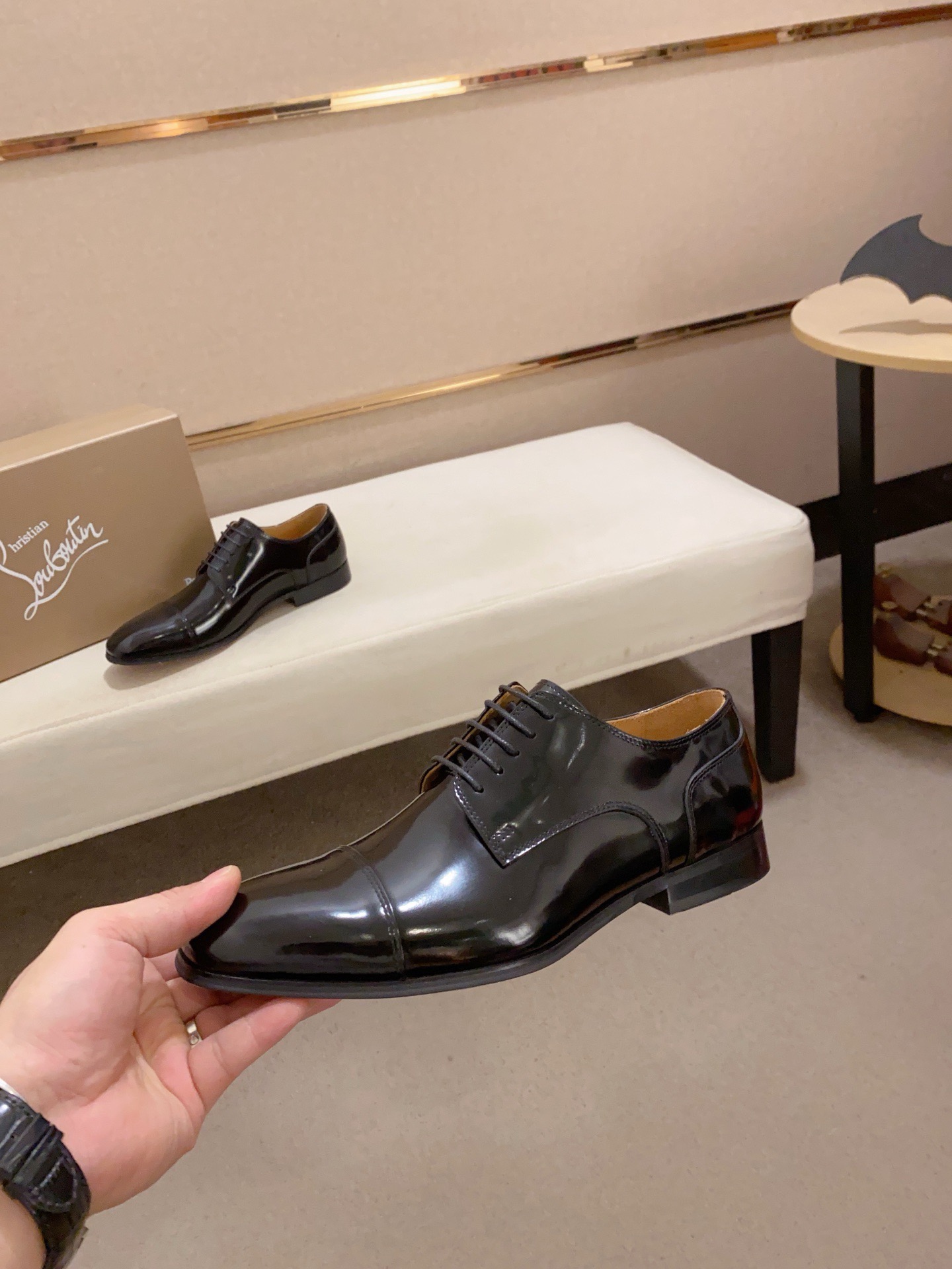 Christian Louboutin Men's Black Leather Dress Shoes - Size 39-44 4 i1741936282190 6226 0 2