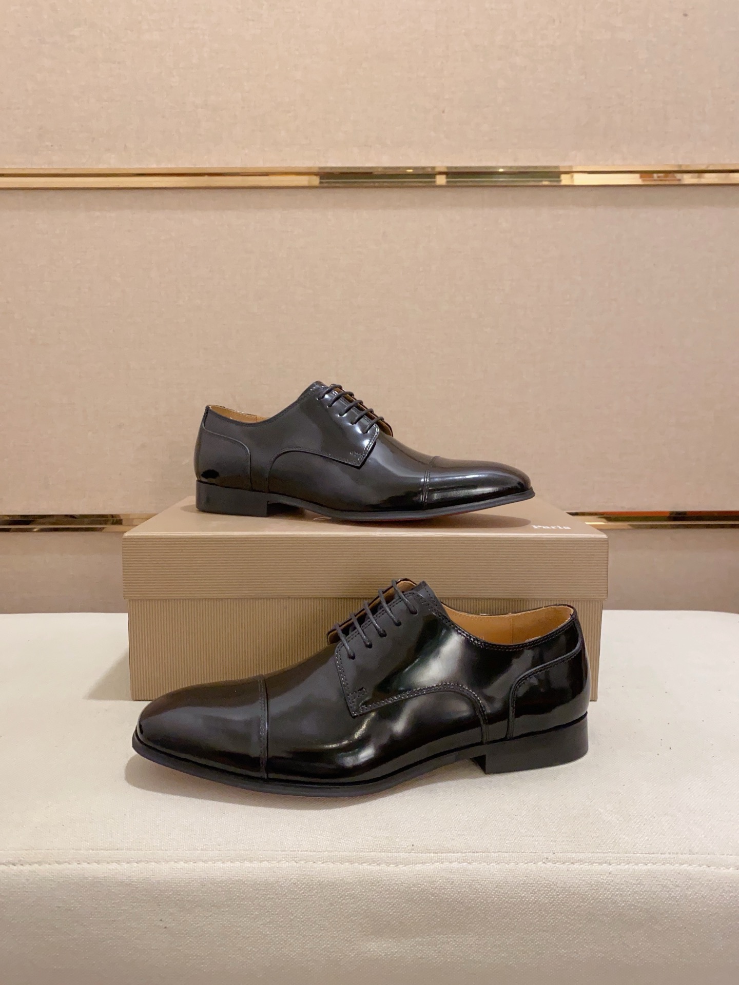 Christian Louboutin Men's Black Leather Dress Shoes - Size 39-44 8 i1741936282190 763 0 6