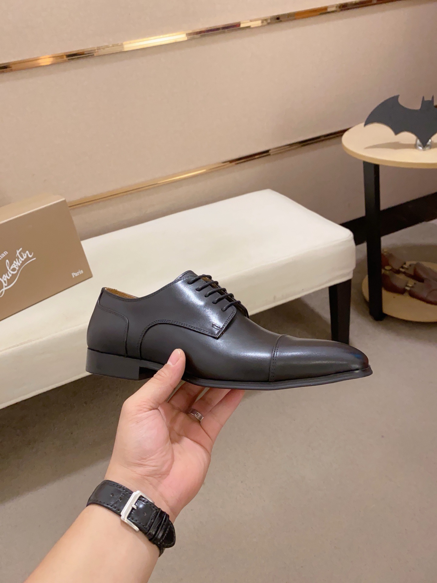 Christian Louboutin Men's Black Leather Dress Shoes - Size 39-44 5 i1741936299925 5712 0 3