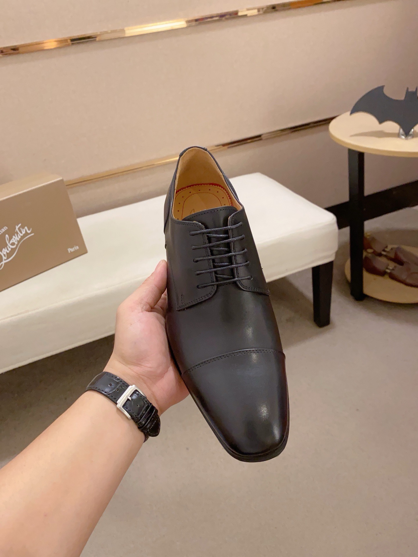 Christian Louboutin Men's Black Leather Dress Shoes - Size 39-44 3 i1741936299925 6618 0 1