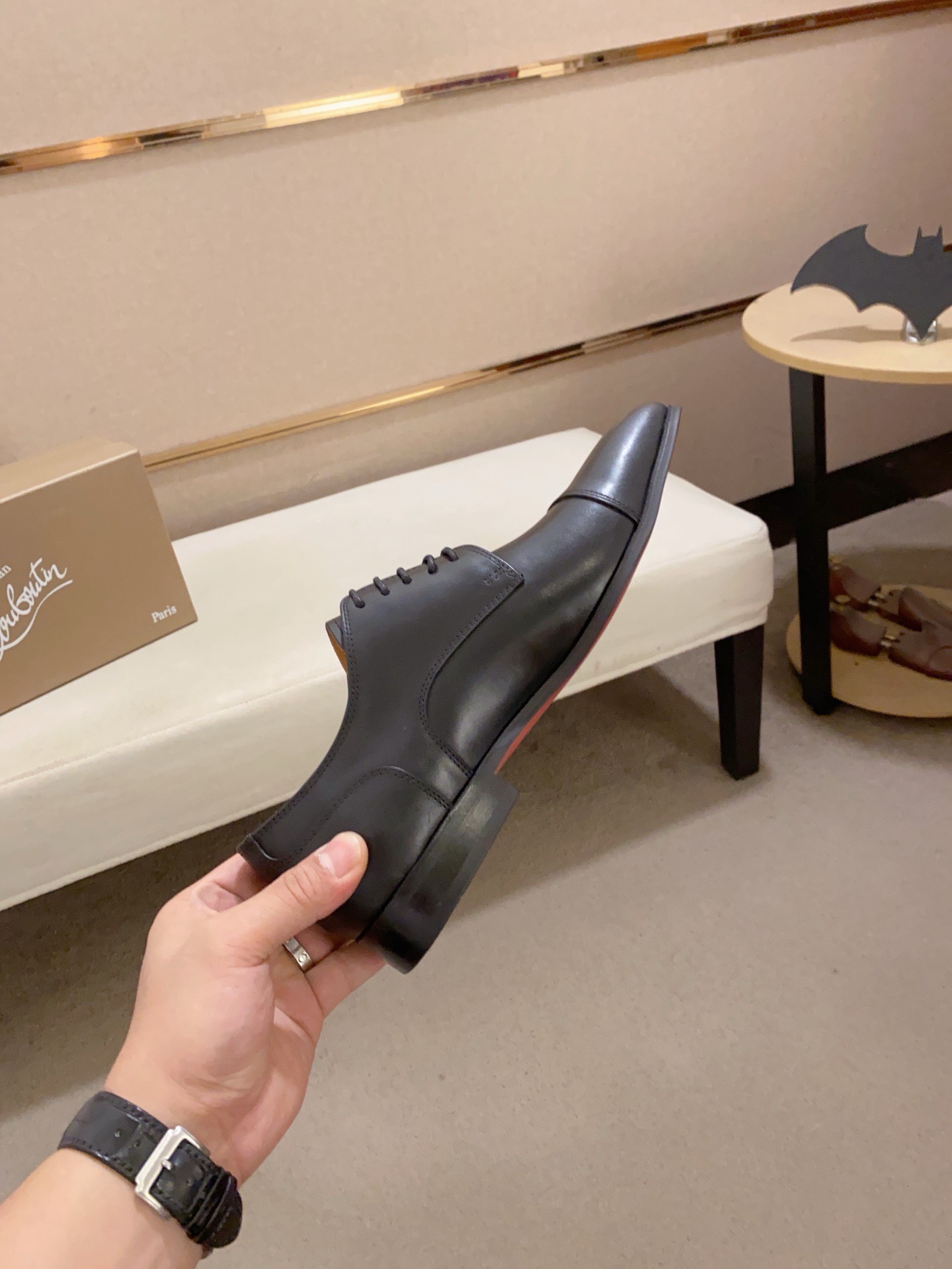 Christian Louboutin Men's Black Leather Dress Shoes - Size 39-44 6 i1741936299926 4503 0 4