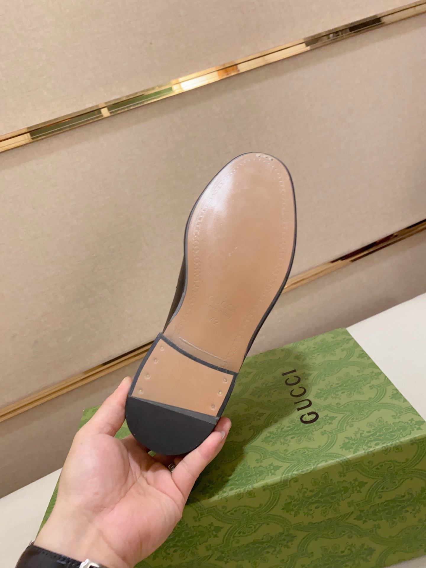 Gucci Men's Leather Loafers with Gold-Tone Hardware, Size 39-44 10 i1741936498045 3581 0 8