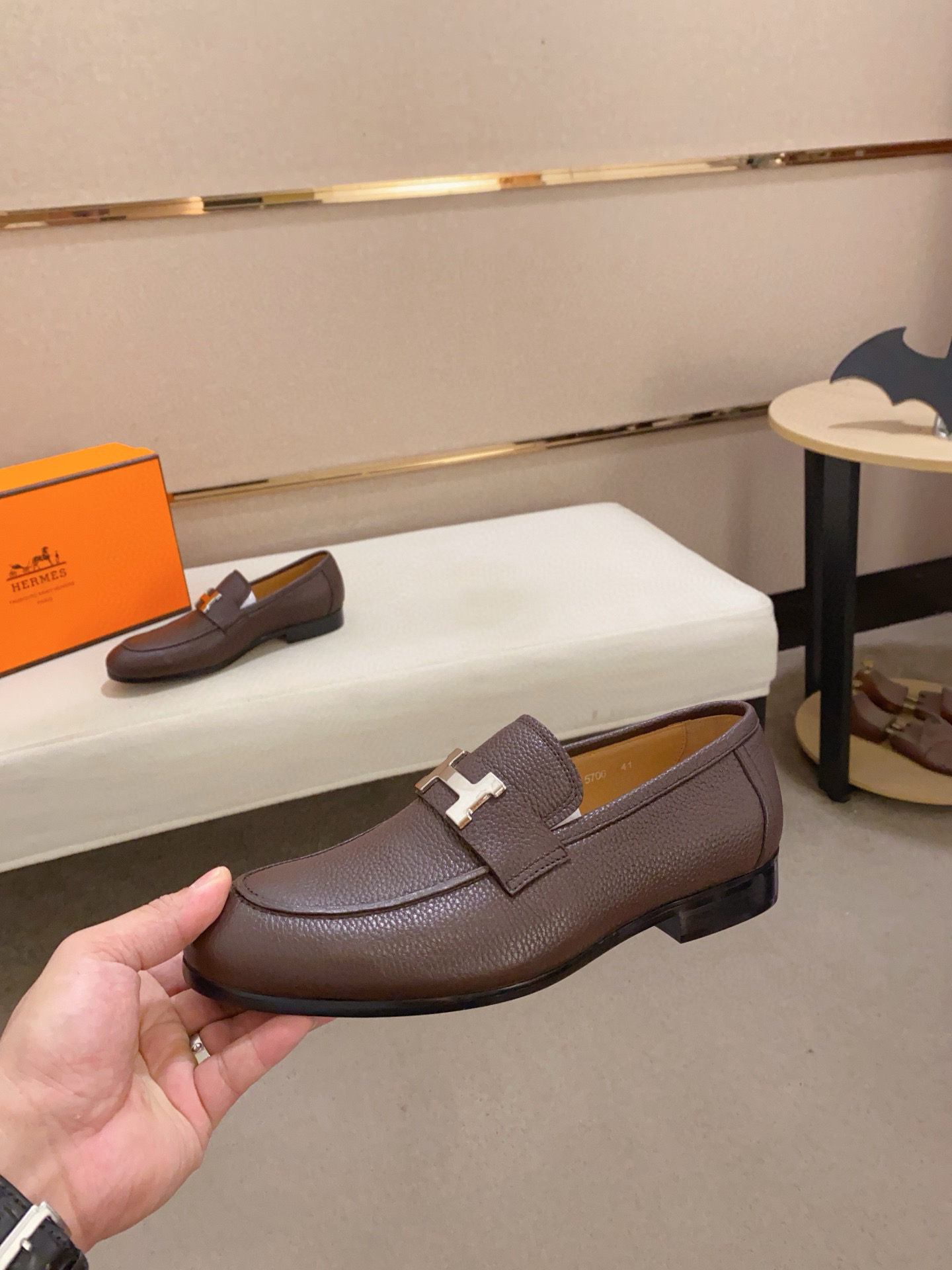 Hermes Men's Leather Loafers - Business Casual Style - Sizes 38-44 4 i1741936864948 5654 0 2