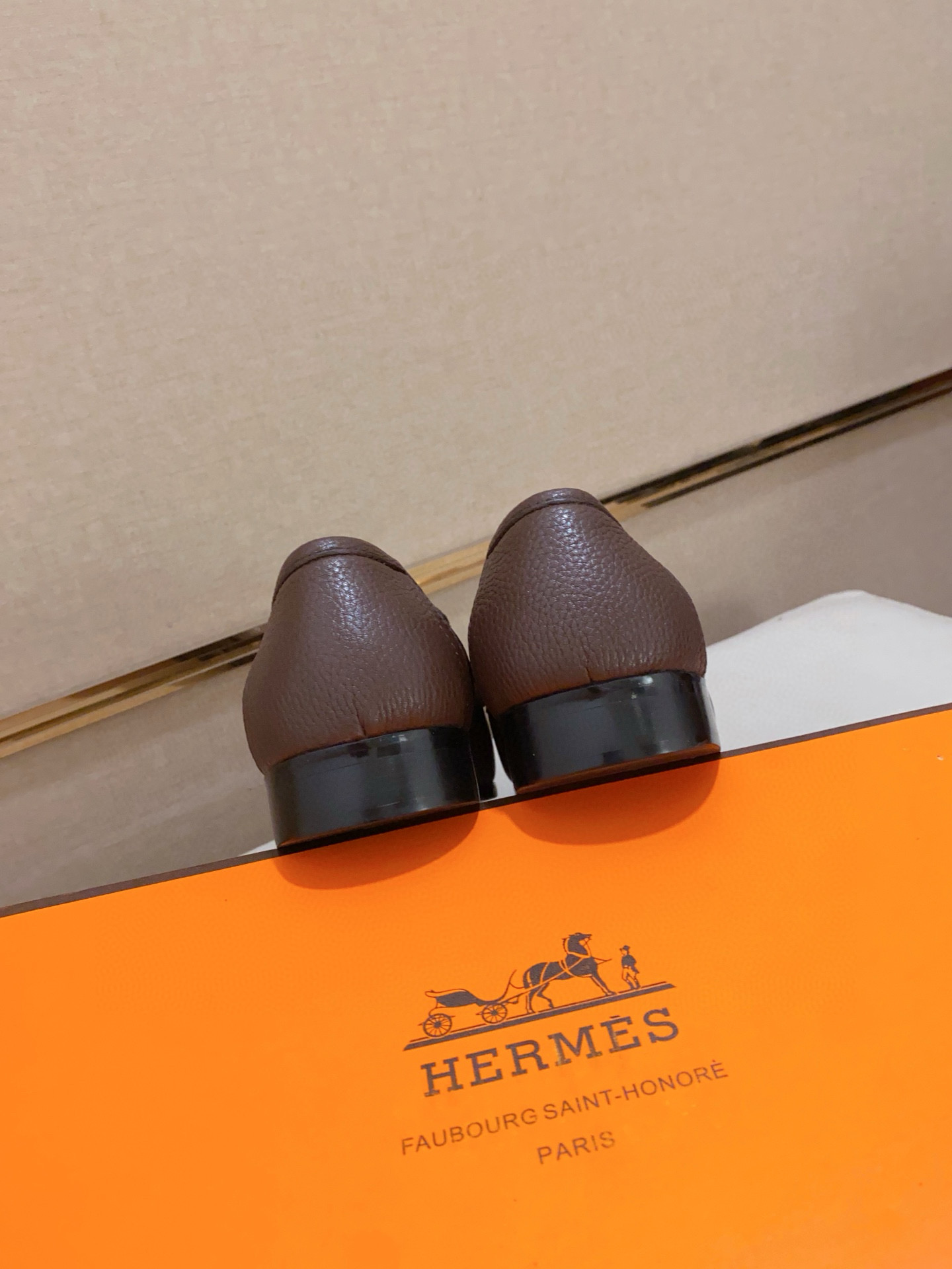 Hermes Men's Leather Loafers - Business Casual Style - Sizes 38-44 9 i1741936864949 2252 0 7