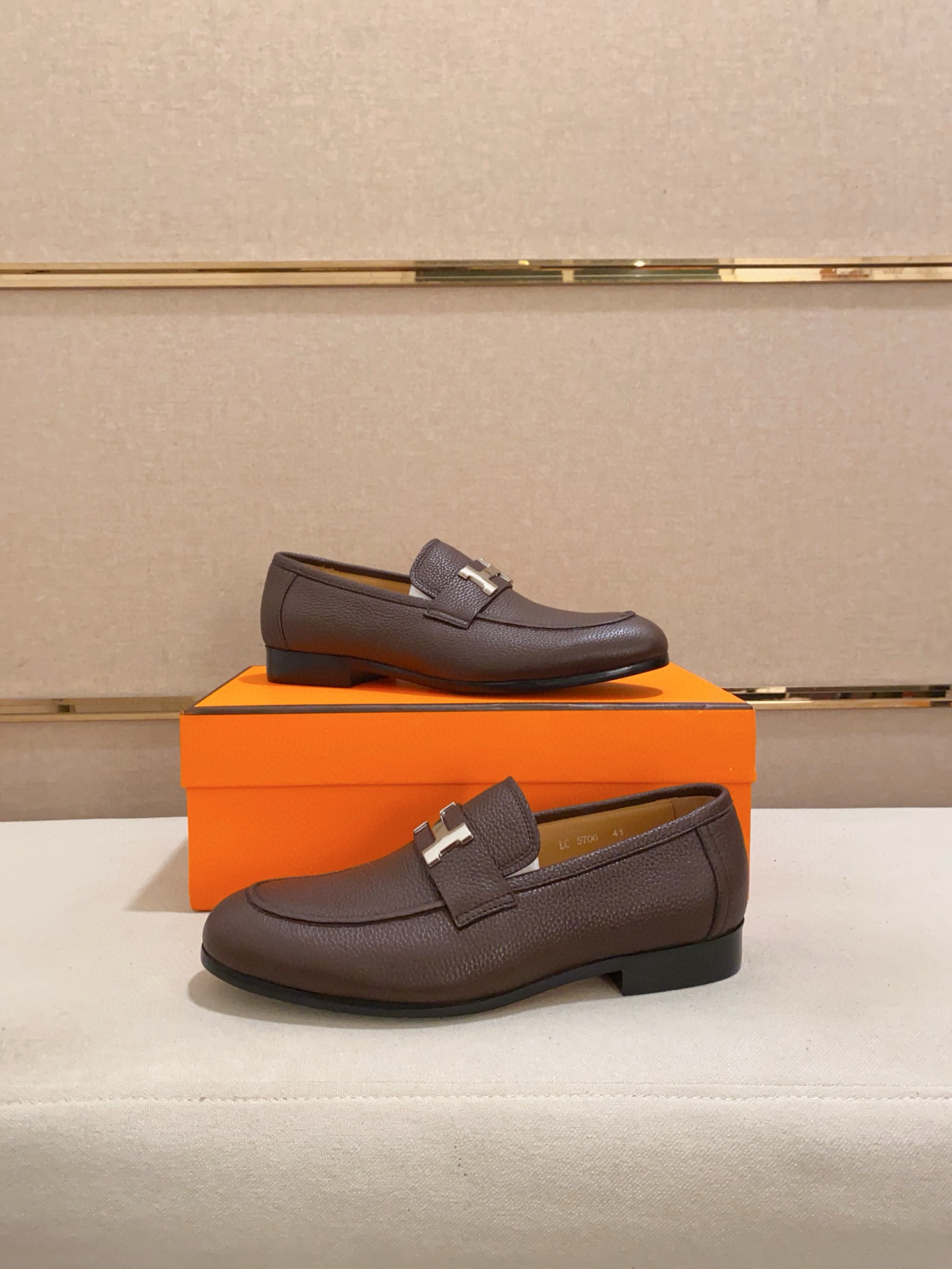 Hermes Men's Leather Loafers - Business Casual Style - Sizes 38-44 8 i1741936865261 1100 0 6