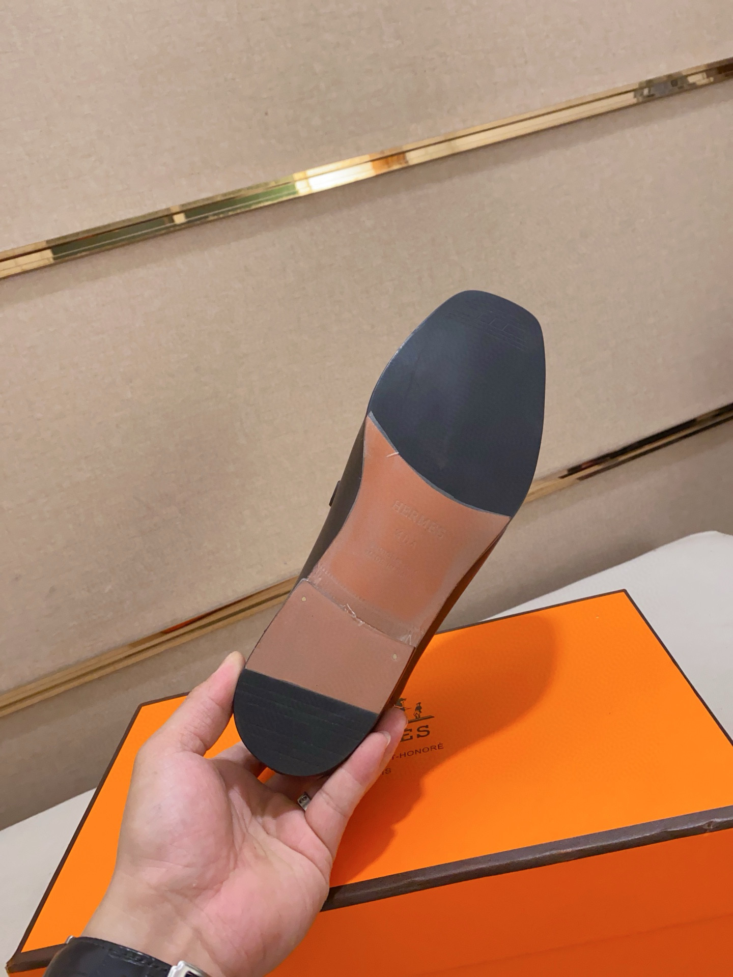 Hermes Men's Leather Loafers Business Casual Shoes Size 38-44 10 i1741936987213 1445 0 8