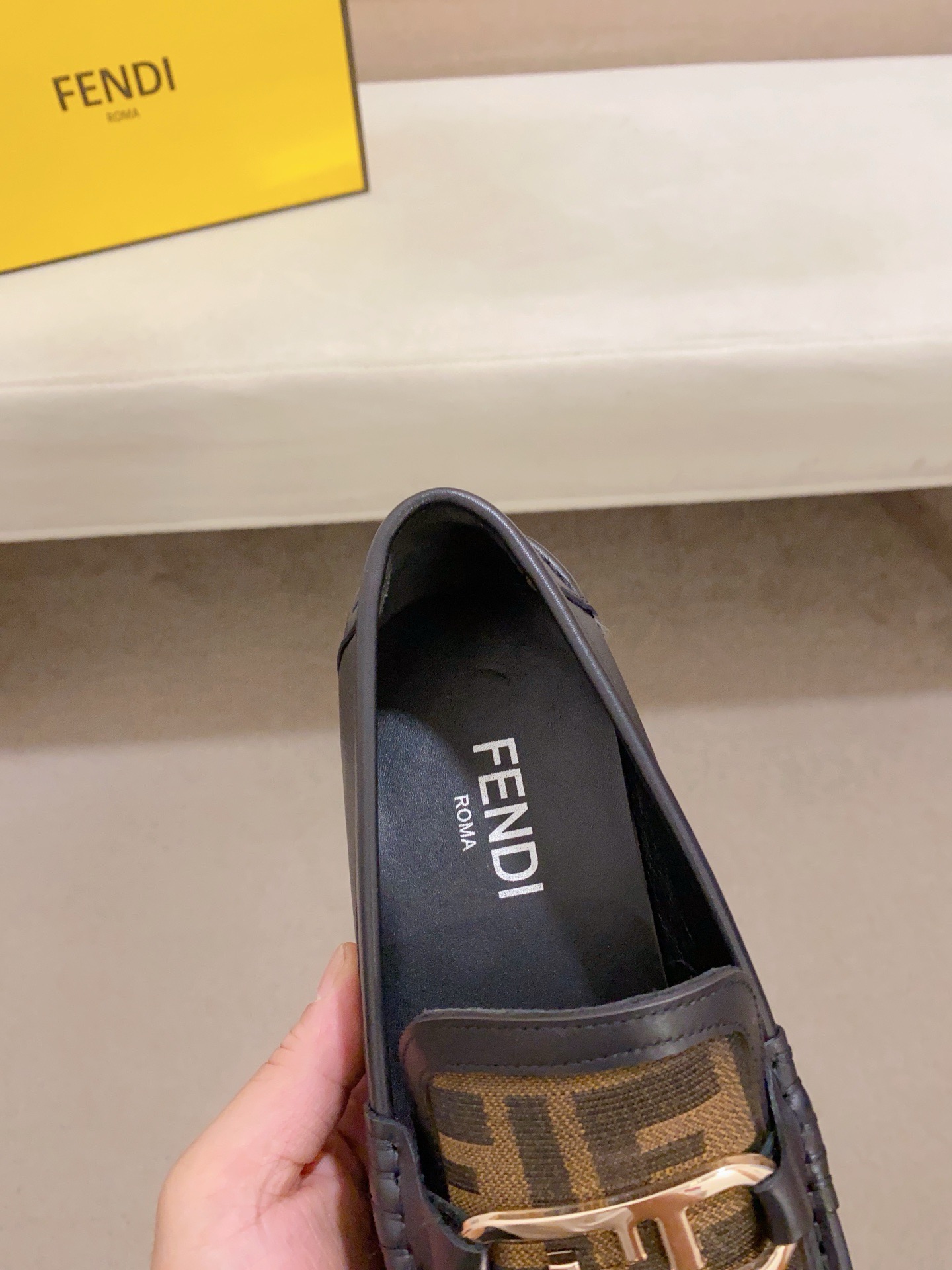 Fendi Men's Leather Loafers with FF Motif, Size 38-44 7 i1742033479220 6250 0 5