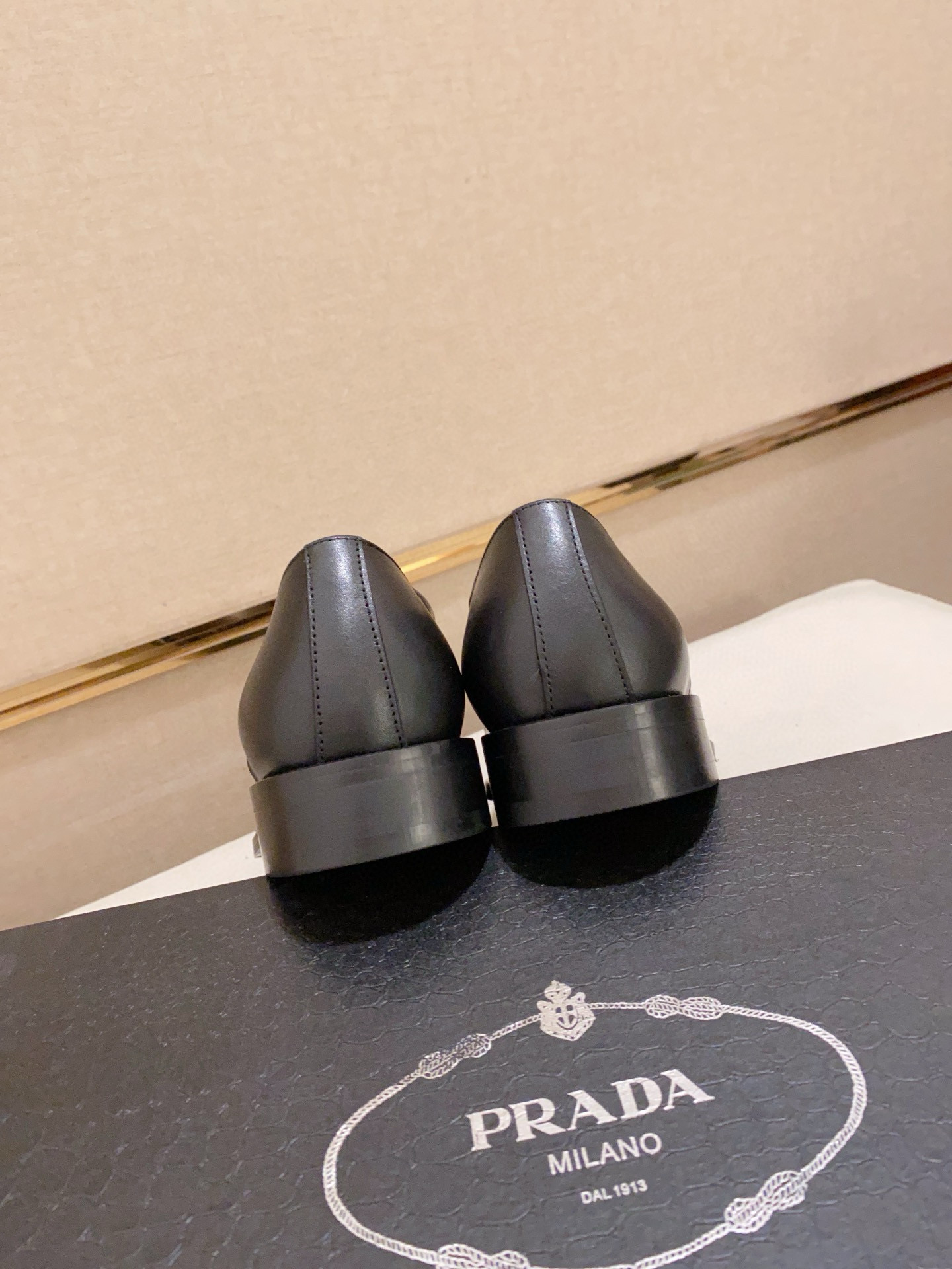 Prada Men's Leather Lace-Up Dress Shoes - Black, Sizes 38-44 Available 9 i1742109568060 5730 0 7