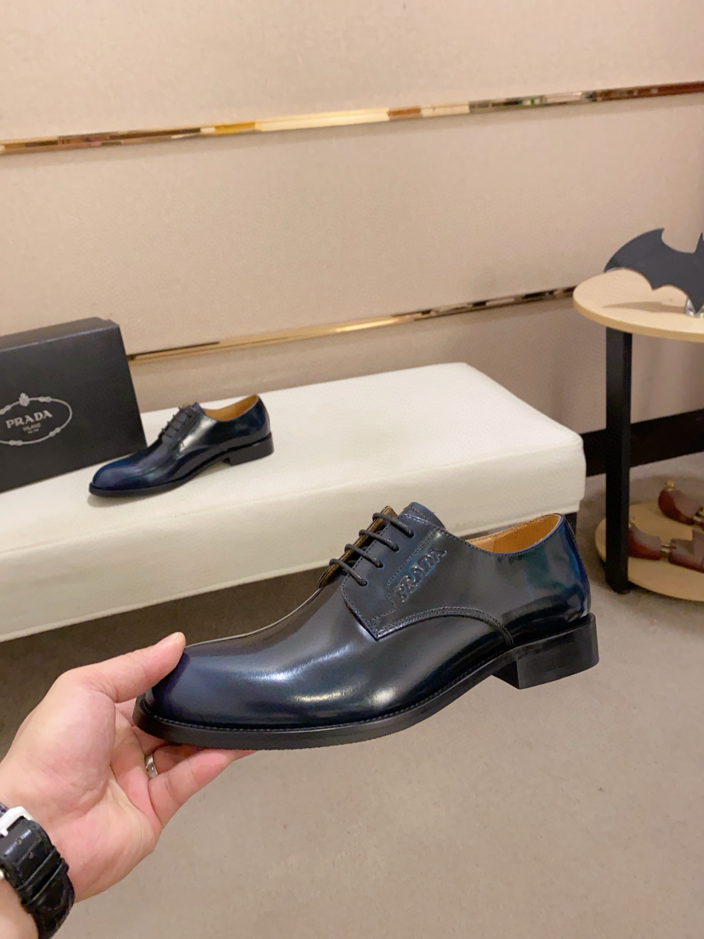Prada Men's Leather Oxford Dress Shoes - Classic Style, Premium Comfort 4 i1742109637255 3829 0 2