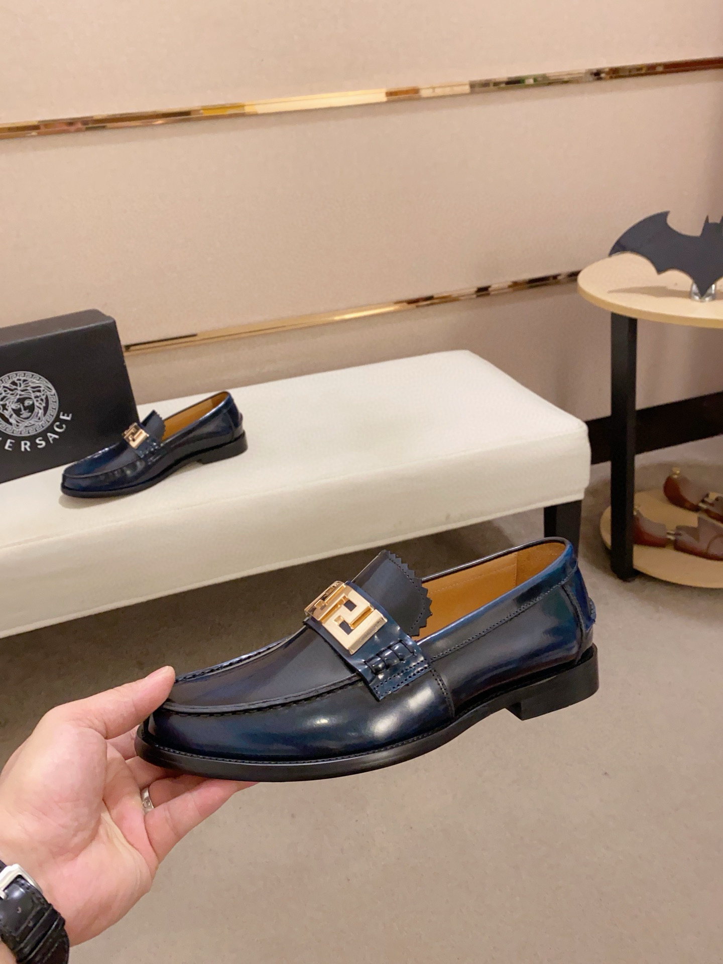Prada Men's Leather Loafers with Buckle Detail - Stylish and Comfortable 4 i1742109967360 6001 0 2
