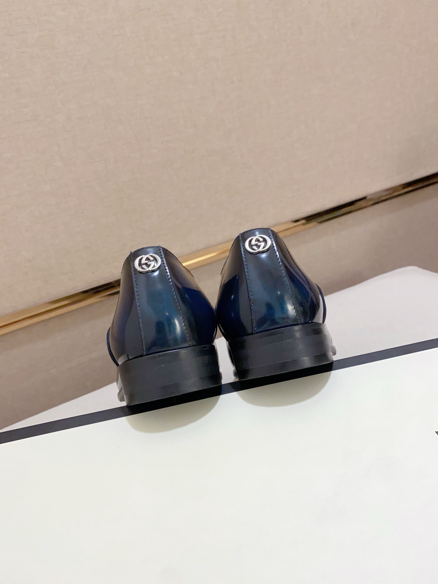 Gucci Men's Leather Oxford Dress Shoes - Blue, Sizes 38-44 Available 8 i1742110192641 907 0 6