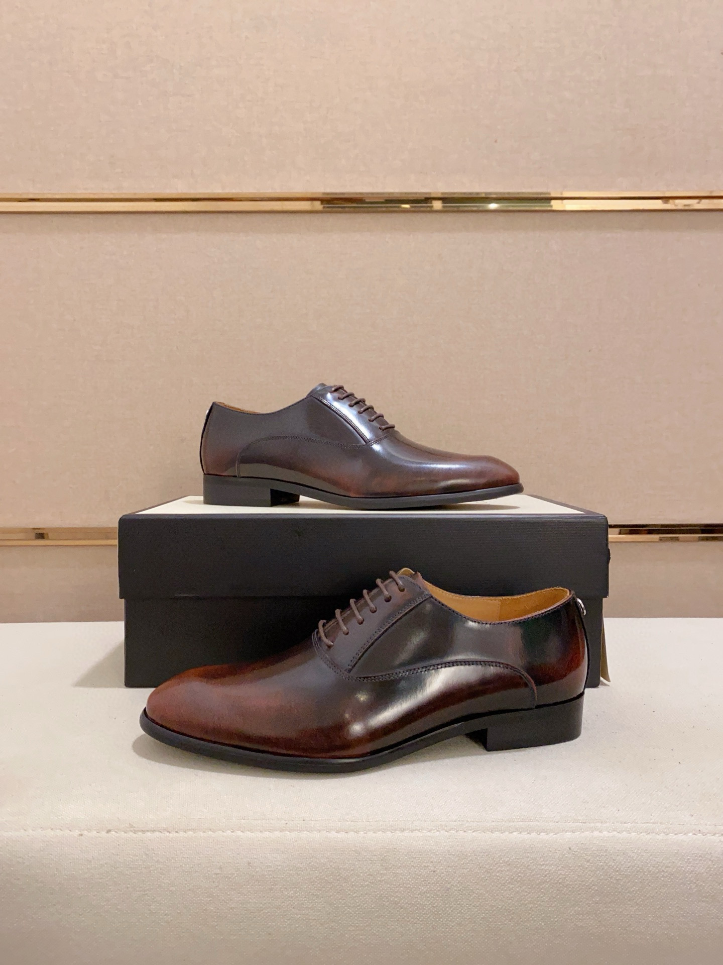 Gucci Men's Leather Oxford Dress Shoes, Brown - Sizes 38 to 44 7 i1742110209016 4359 0 5