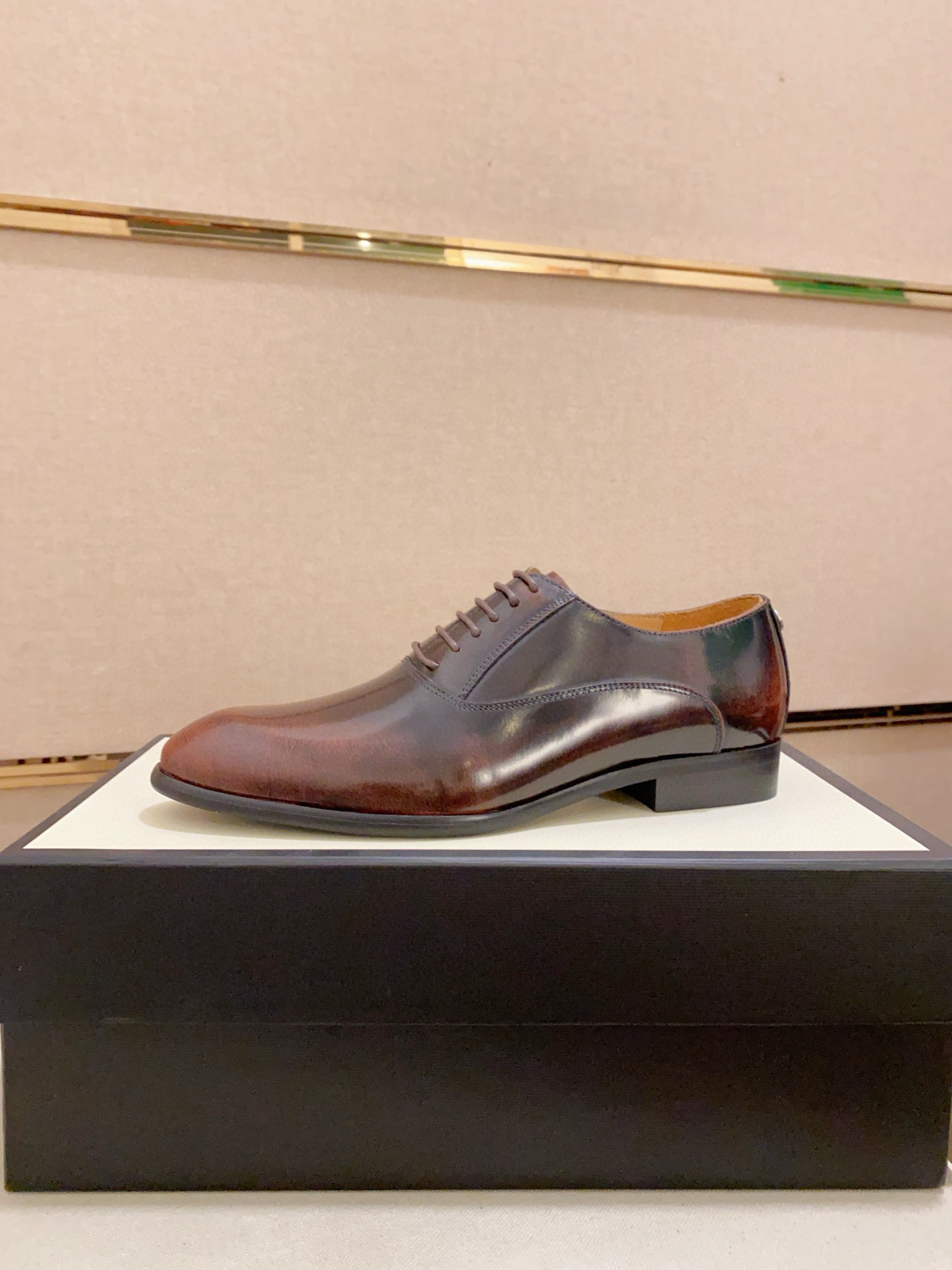 Gucci Men's Leather Oxford Dress Shoes, Brown - Sizes 38 to 44 2 i1742110213308 7230 0 0