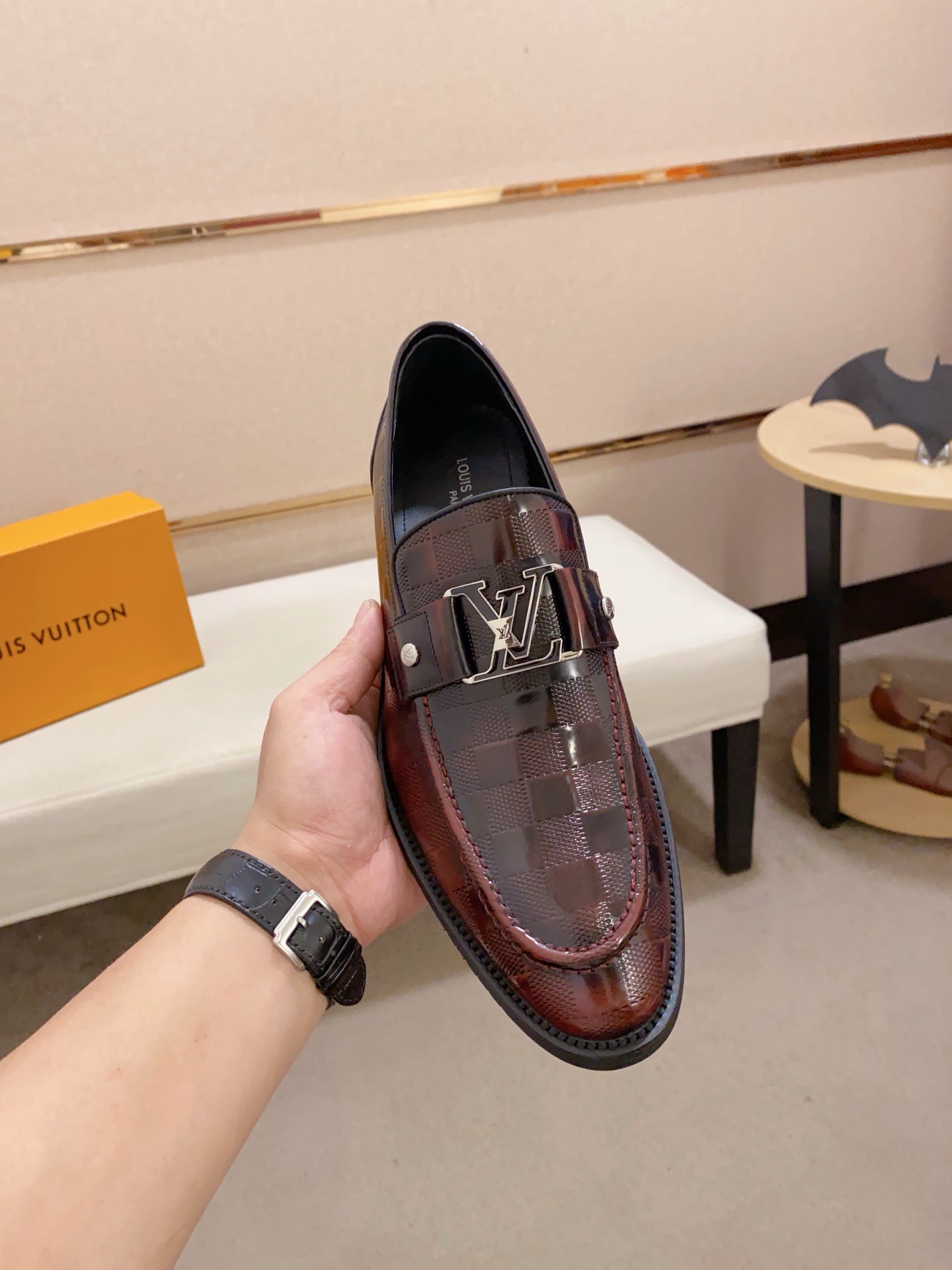 LOUIS VUITTON Men's Leather Loafers, Brown, Sizes 38-44, Designer Footwear 3 i1742110881530 1711 0 1