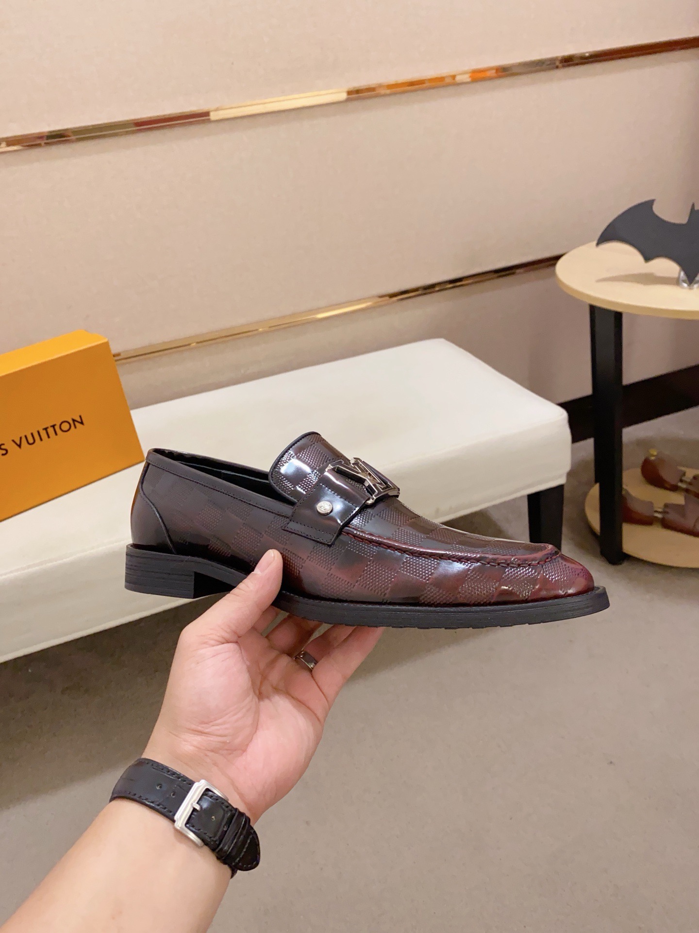 LOUIS VUITTON Men's Leather Loafers, Brown, Sizes 38-44, Designer Footwear 5 i1742110886742 9332 0 3