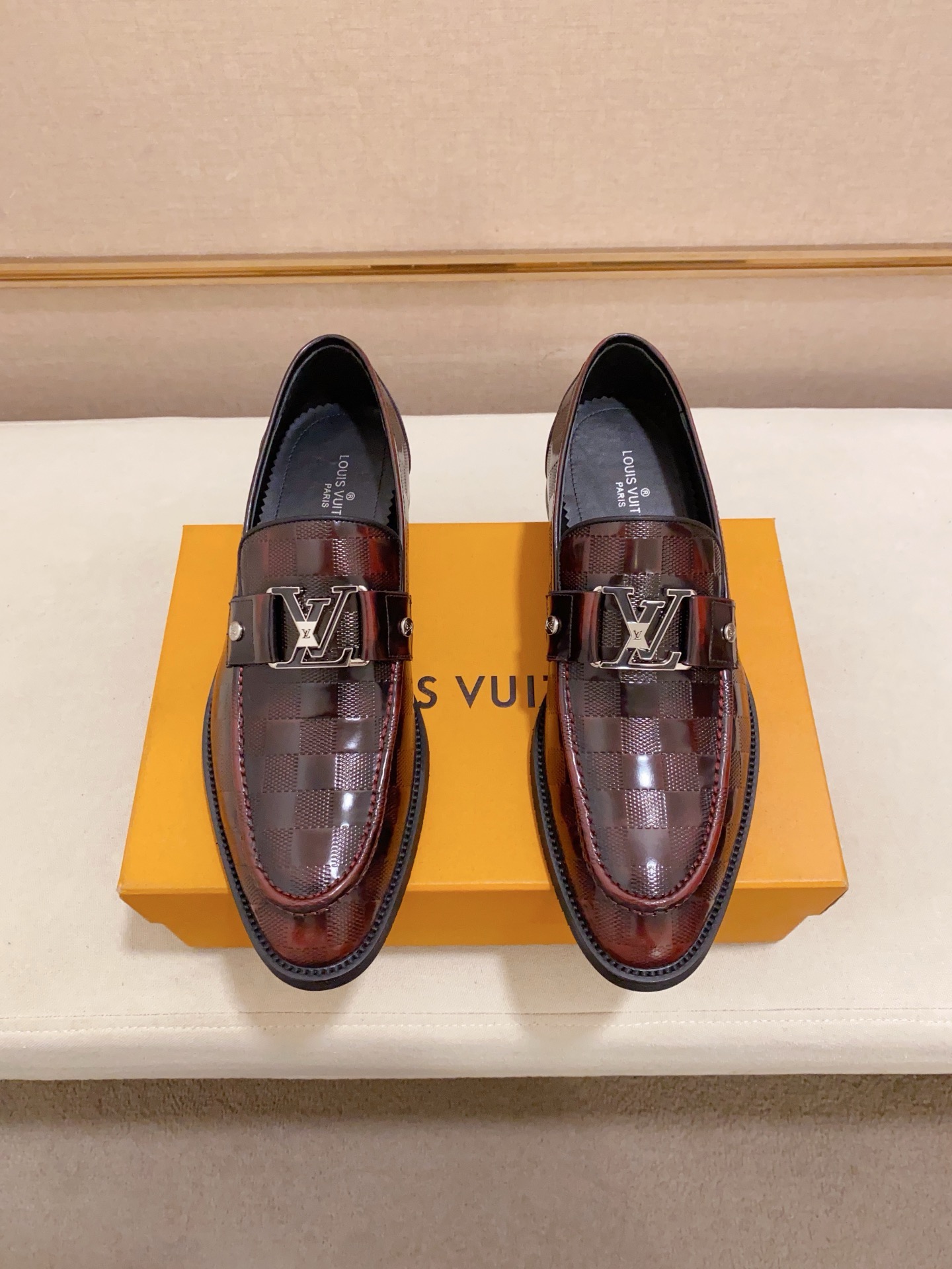 LOUIS VUITTON Men's Leather Loafers, Brown, Sizes 38-44, Designer Footwear 8 i1742110886745 8330 0 6