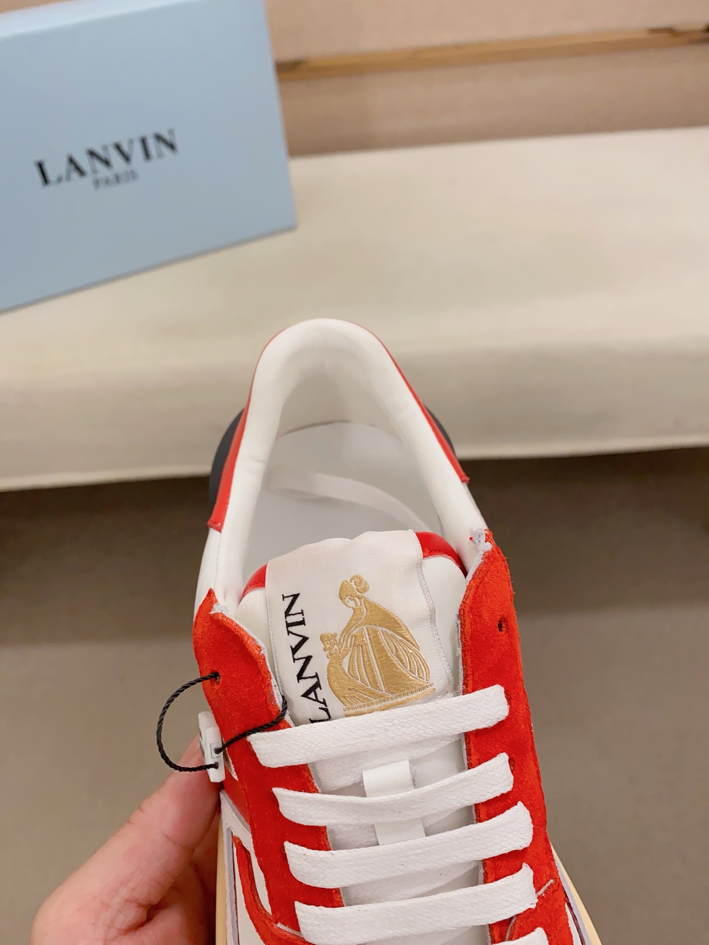 Lanvin Limited Edition Unisex Sneakers | Leather, Suede, and Fabric Mix 7 i1742197340530 8726 0 2