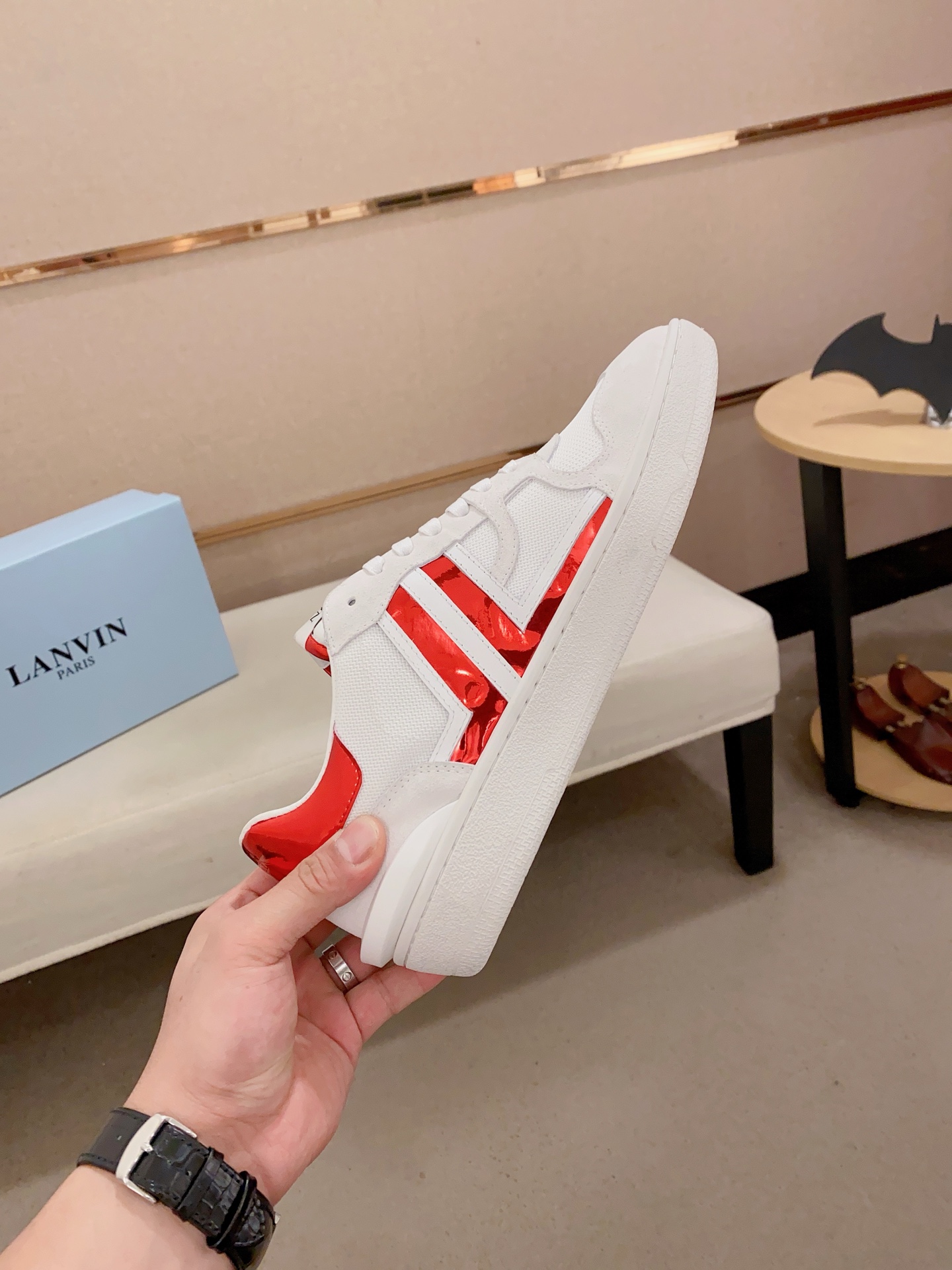 Lanvin Men's & Women's Curb Leather Sneaker: Stylish Comfort and Durability 6 i1742197437883 6868 0 4