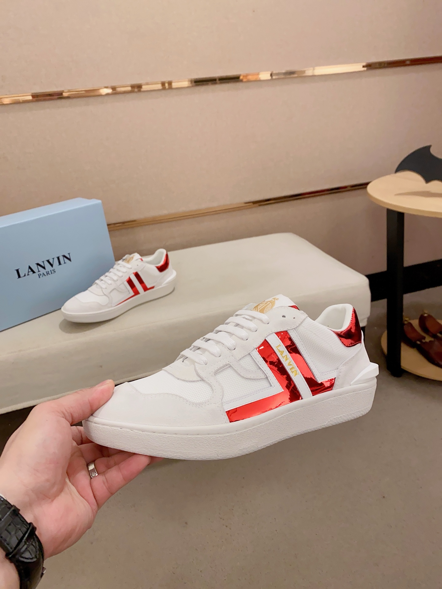Lanvin Men's & Women's Curb Leather Sneaker: Stylish Comfort and Durability 4 i1742197438924 512 0 2