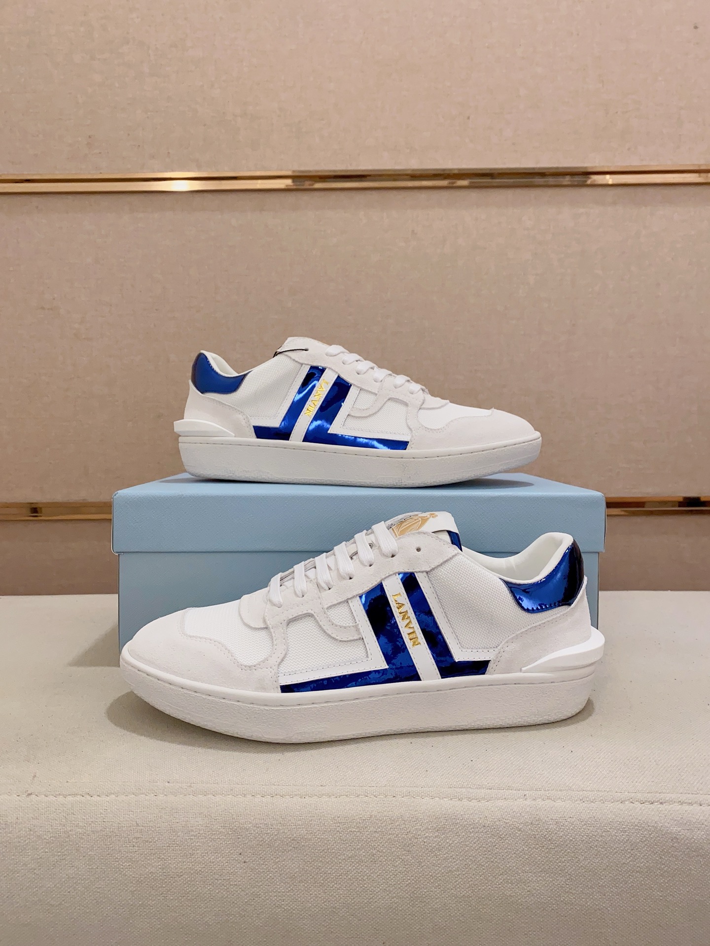 Lanvin Limited Edition White Leather Sneakers - Couple Style, Size 36-44 8 i1742197490651 4897 0 6