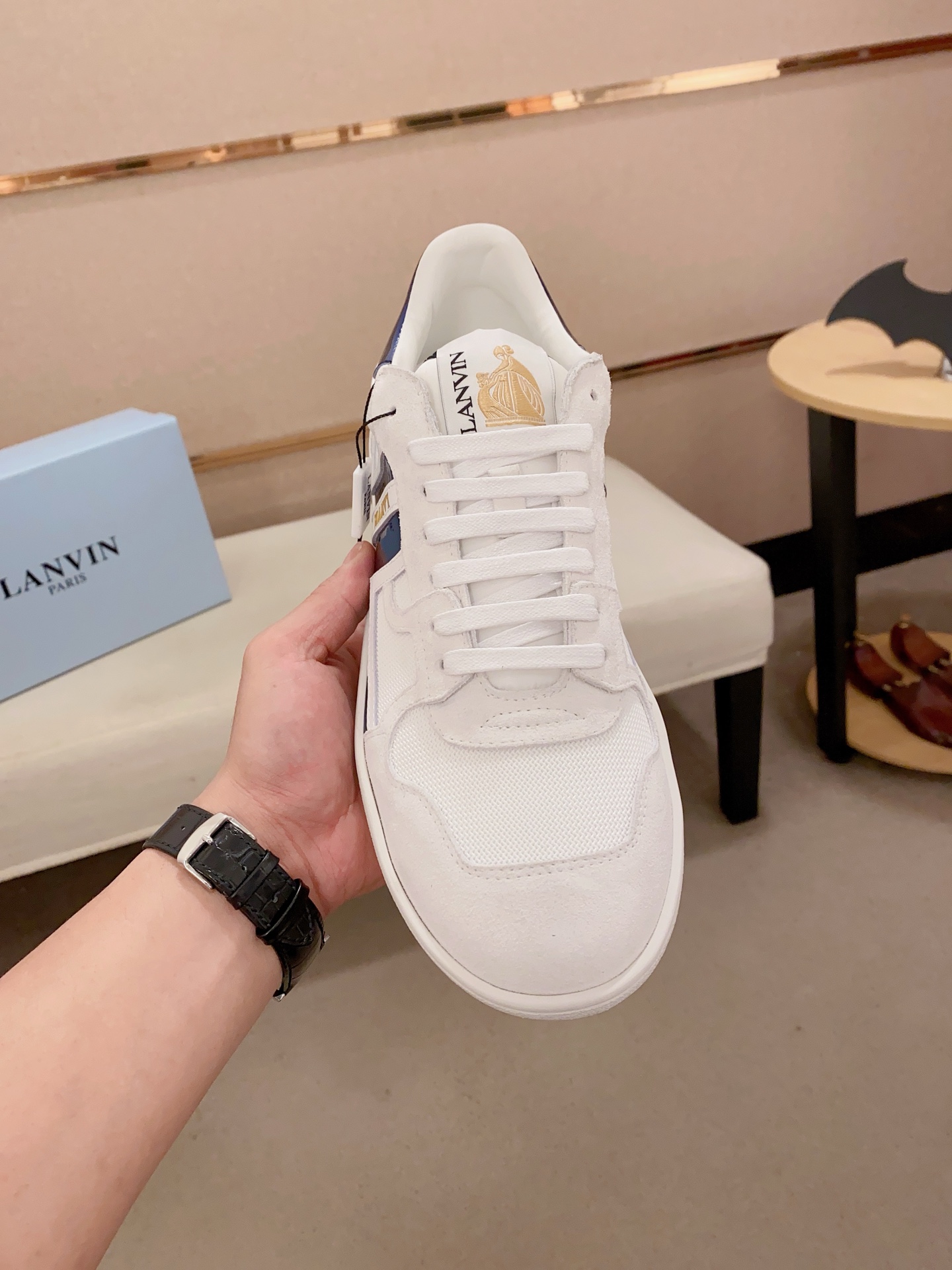 Lanvin Limited Edition White Leather Sneakers - Couple Style, Size 36-44 3 i1742197490663 3865 0 1