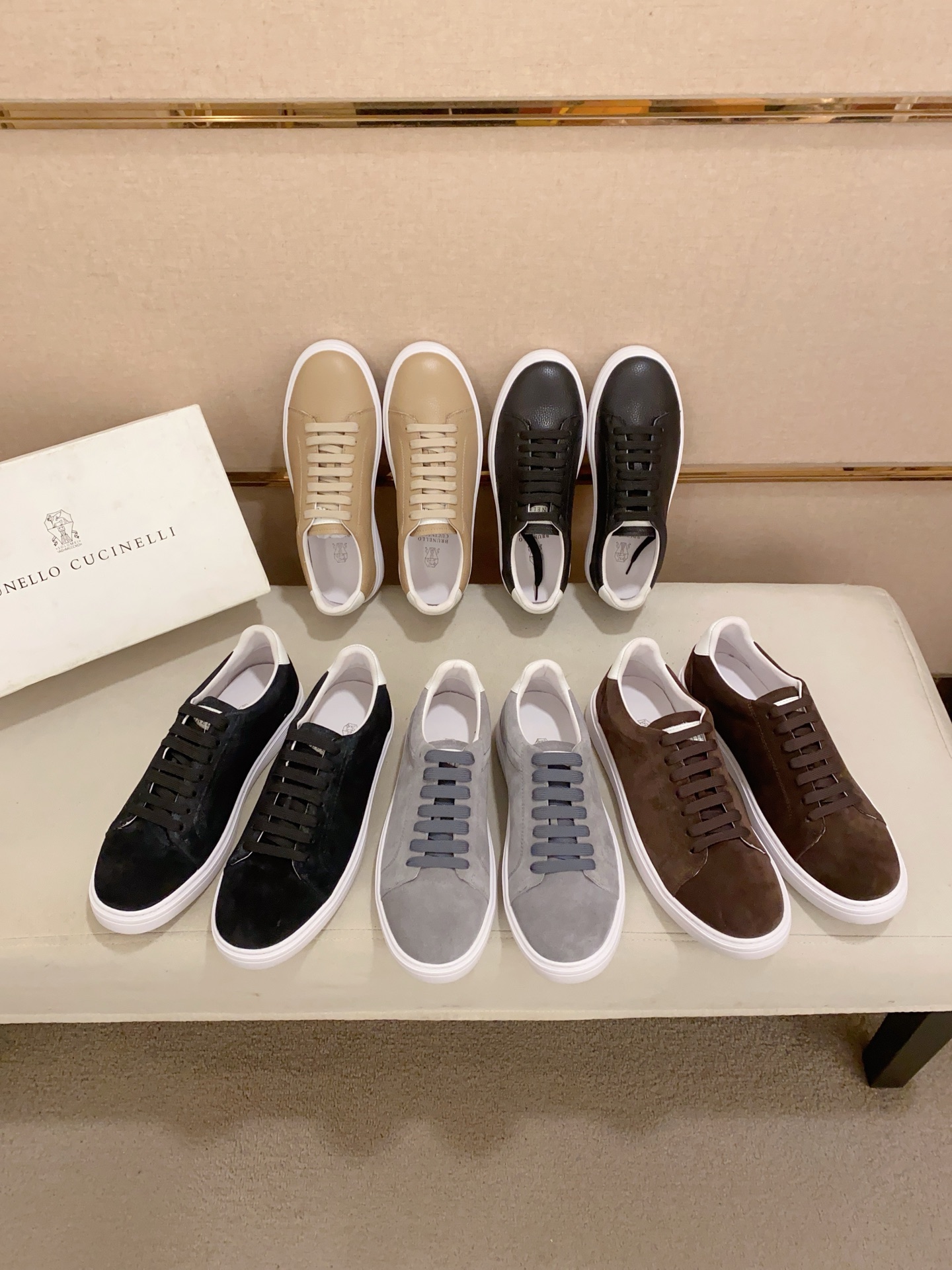 Brunello Cucinelli Men's Suede Leather Sneakers - Stylish & Comfortable 11 i1742455030621 6783 0 9