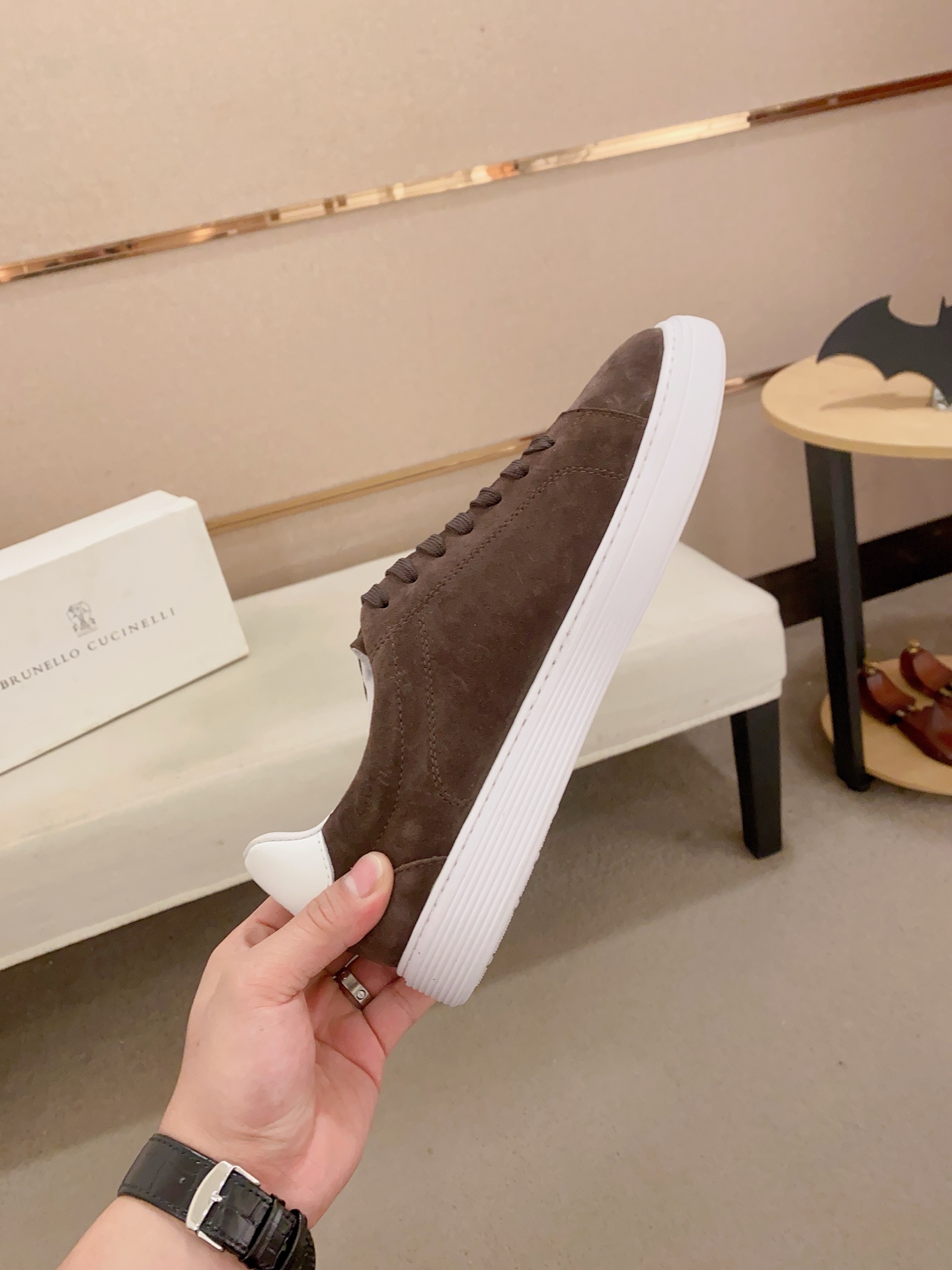 Brunello Cucinelli Men's Suede Leather Sneakers - Casual Comfort & Style 6 i1742455097599 5884 0 4