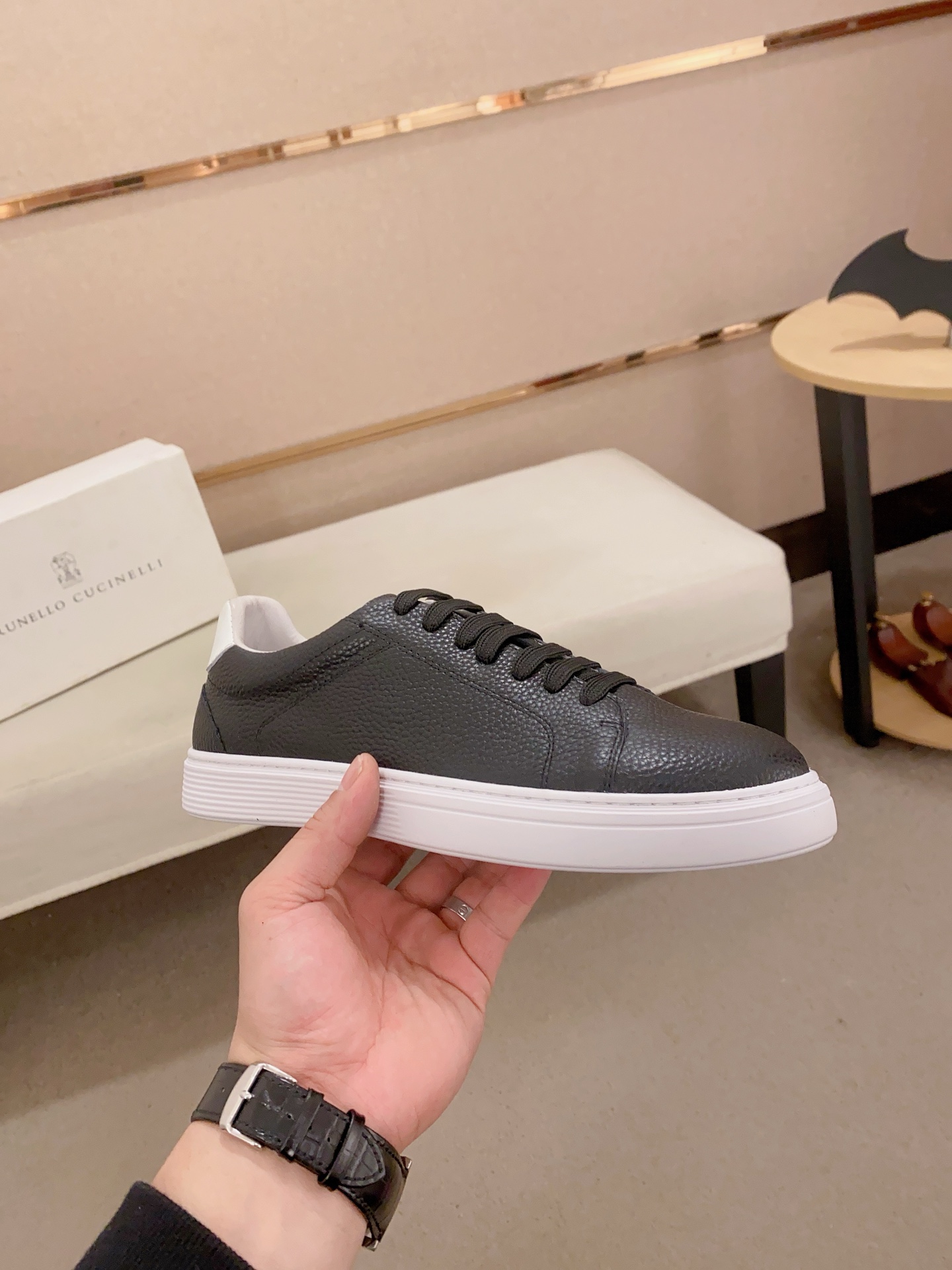 Brunello Cucinelli Men's Leather Sneakers - Stylish, Comfortable, and Durable 5 i1742455172338 4755 0 3